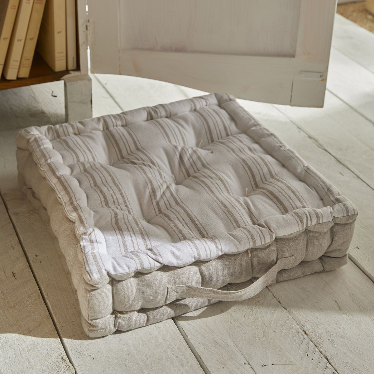 Cotton floor cushion TODAY LINGE DE MAISON Beige