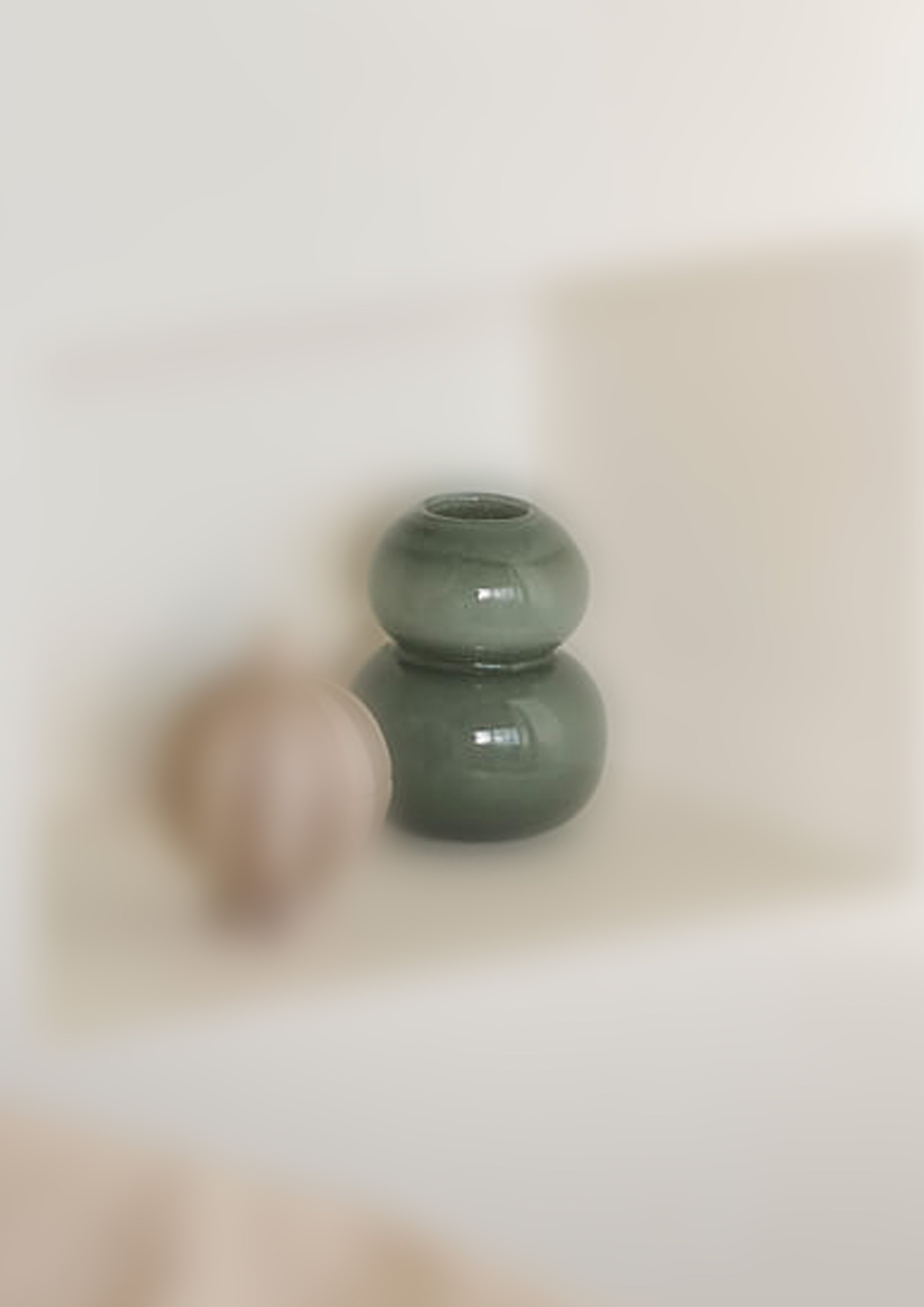 Glass vase OYOY LIVING DESIGN Green