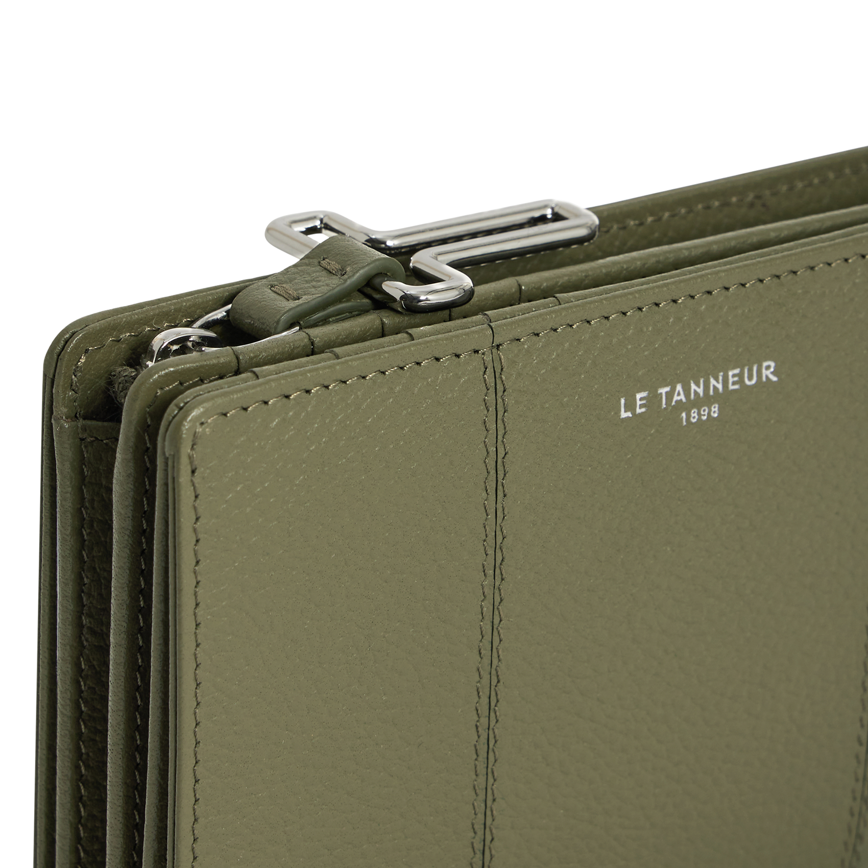 Portefeuille en cuir LE TANNEUR Vert