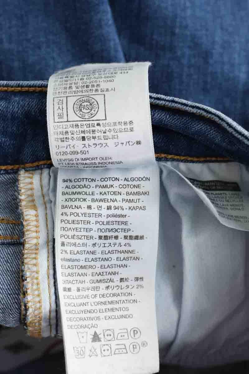 721 Slim Cotton Jeans LEVI'S - Seconde main Blue