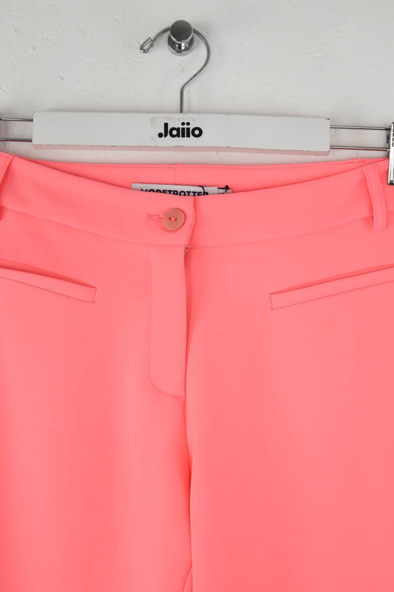 Pink straight-leg trousers MODETROTTER - Seconde Main Pink