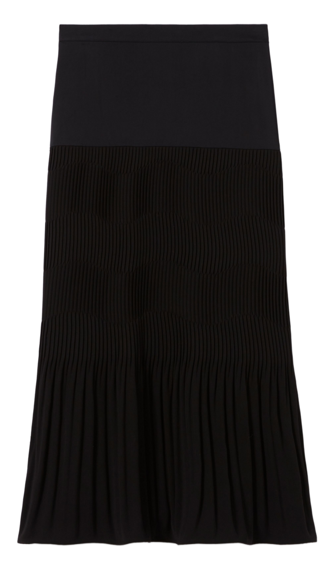 Long high-waisted skirt CLAUDIE PIERLOT Black