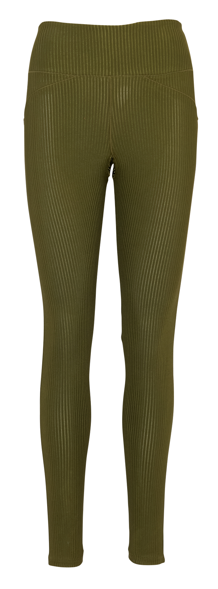 Legging slim uni côtelé LA NOUVELLE Vert