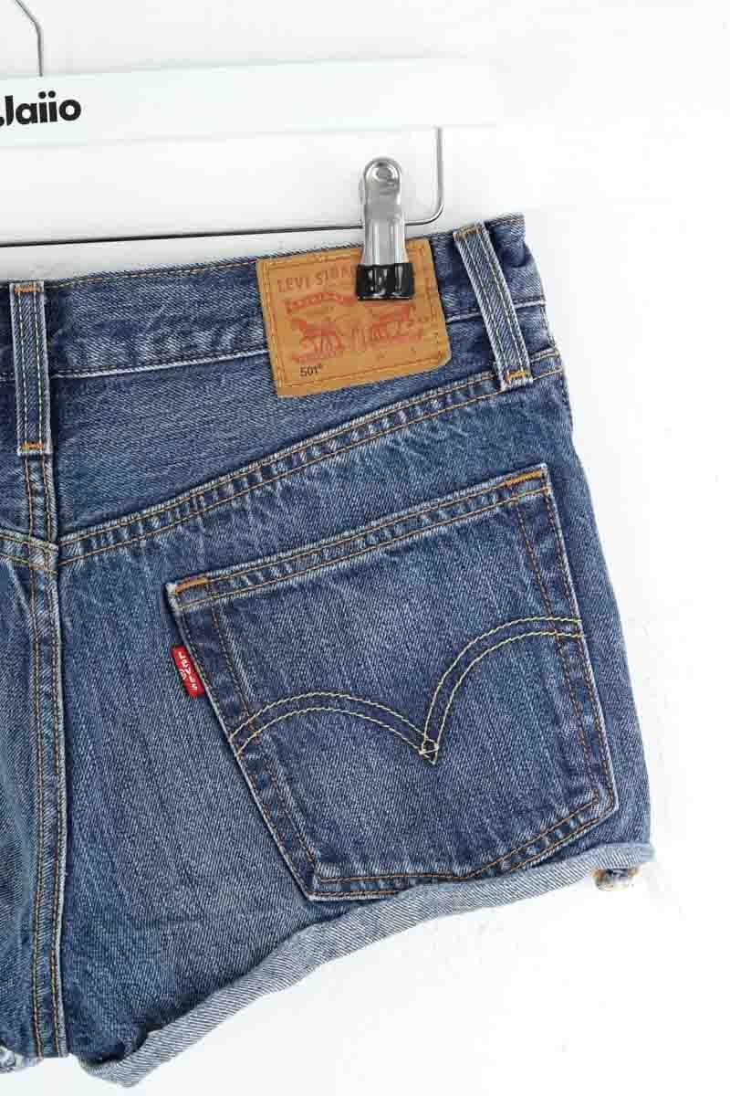 Cotton mini shorts LEVI'S - Seconde main Blue