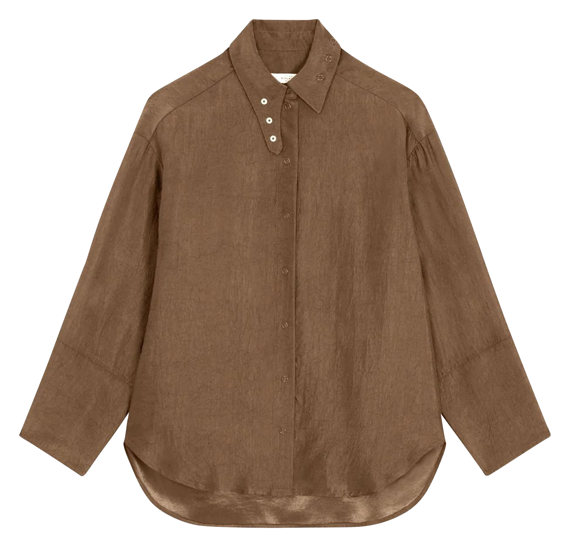 Chemise ample col classique  ROSEANNA Marron