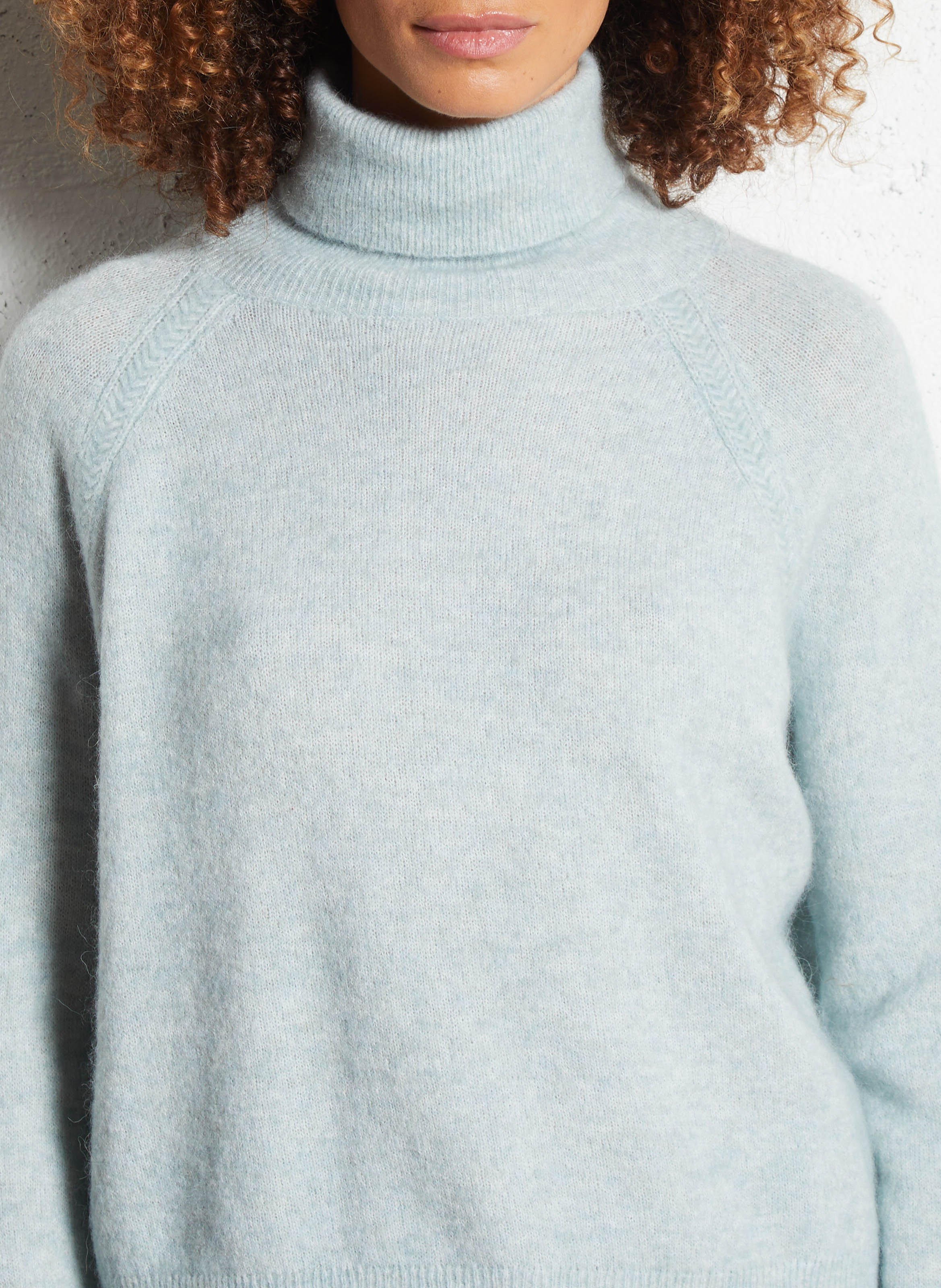 Pull col montant DES PETITS HAUTS Vert