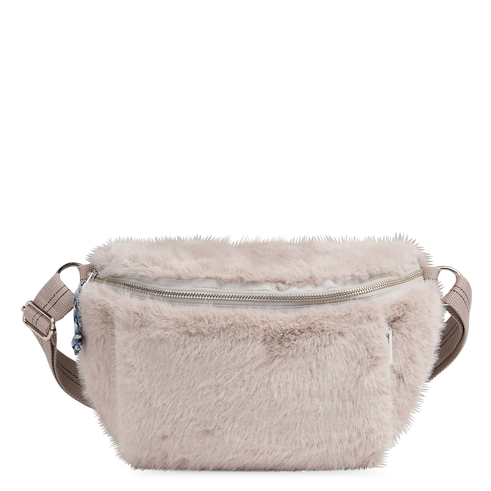 Heuptas met rits in imitatiebont BELLEROSE Grijs