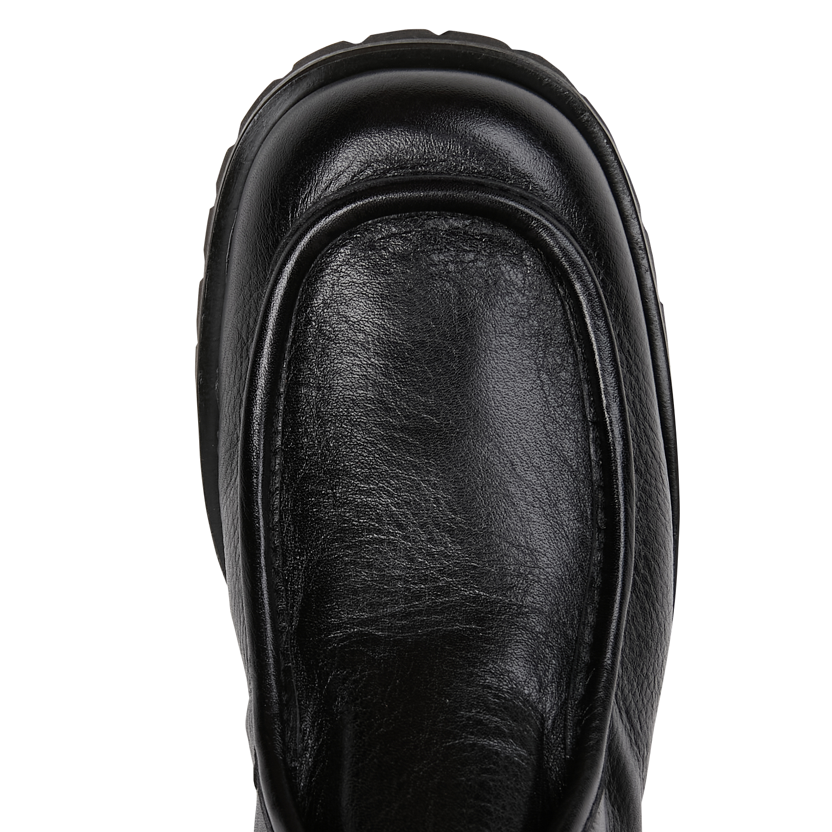 Bianca leather ankle boots NAGUISA Black