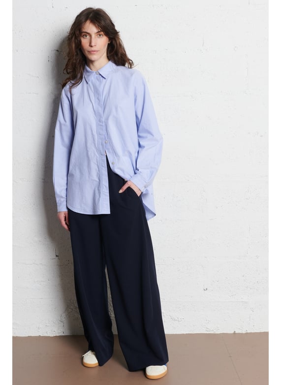 Elasticated Wide Leg Trousers - Look 5