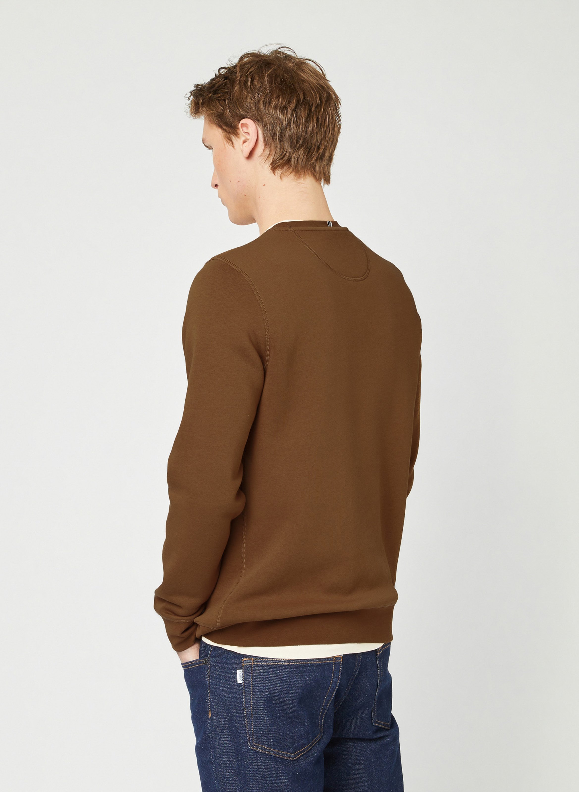 Gerader Strickpullover FAGUO Braun