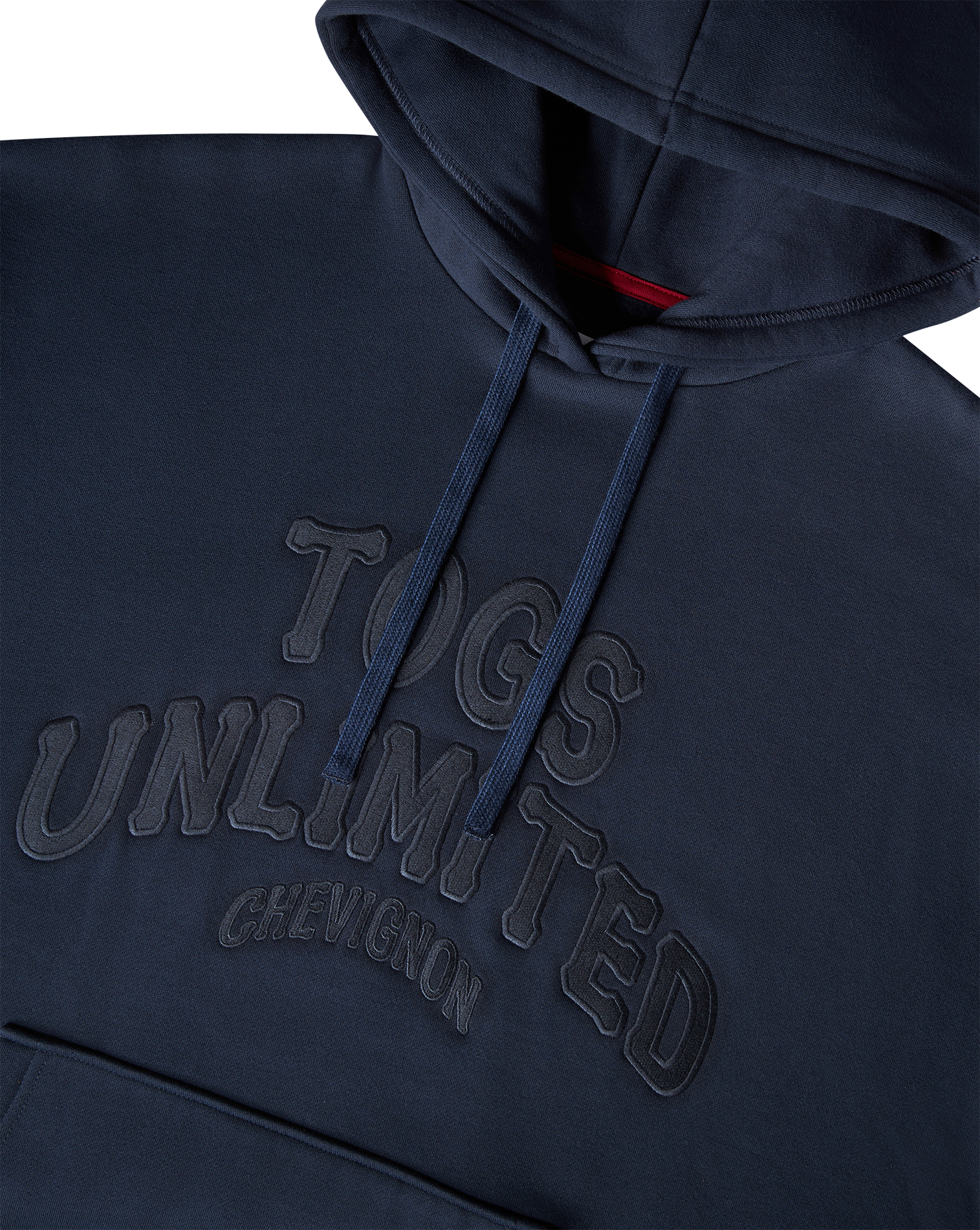 Sweat à capuche en coton mélangé CHEVIGNON Bleu