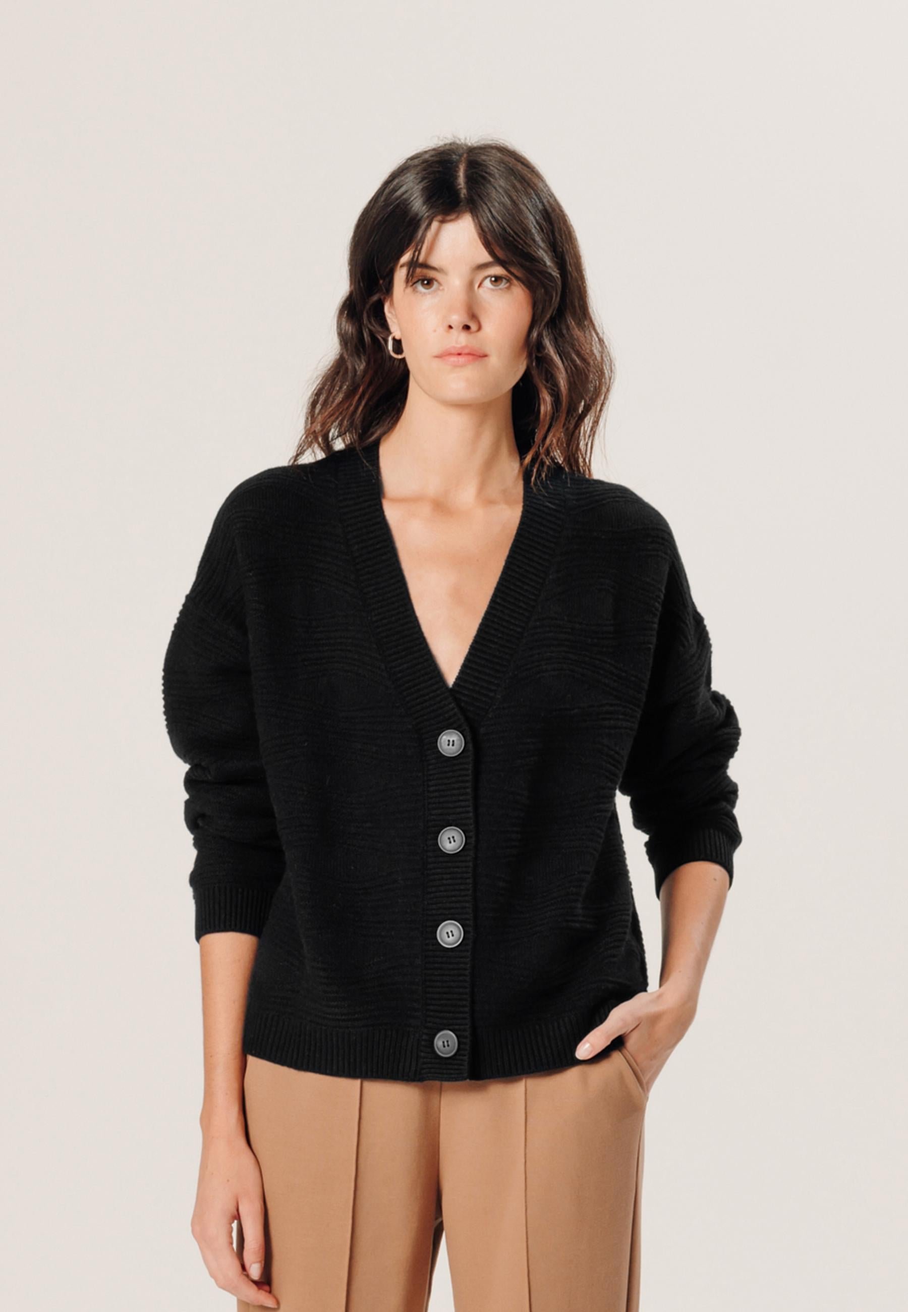 Cashmere fancy waistcoat RODIER Black