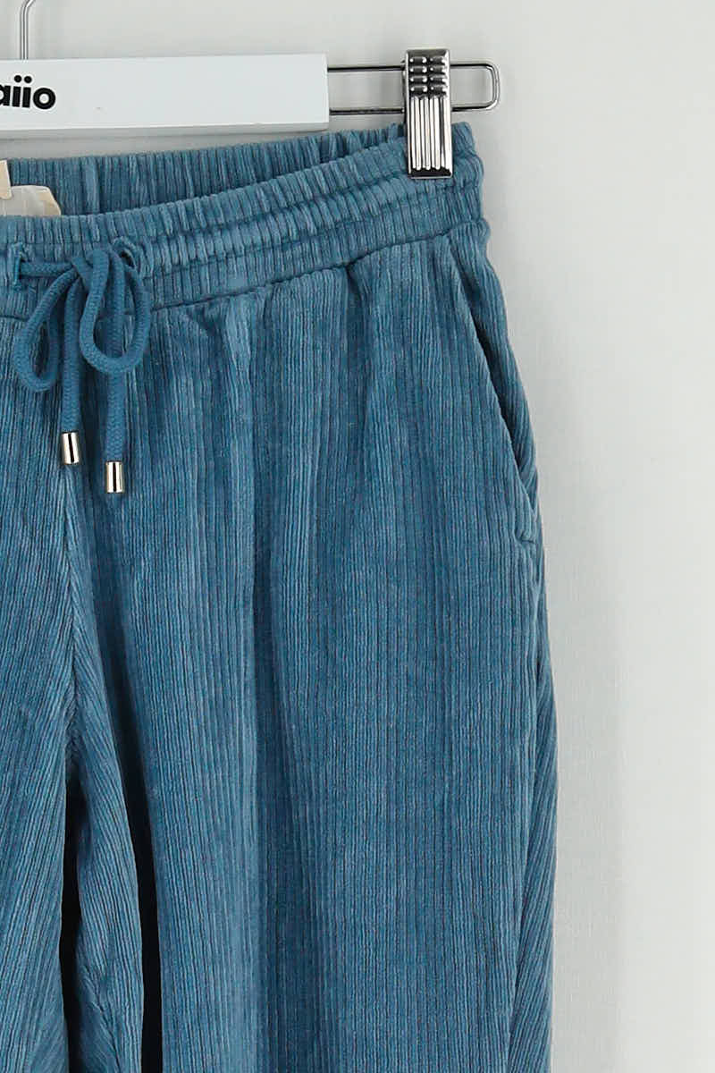 Carrot trousers SEZANE - Seconde main Blue