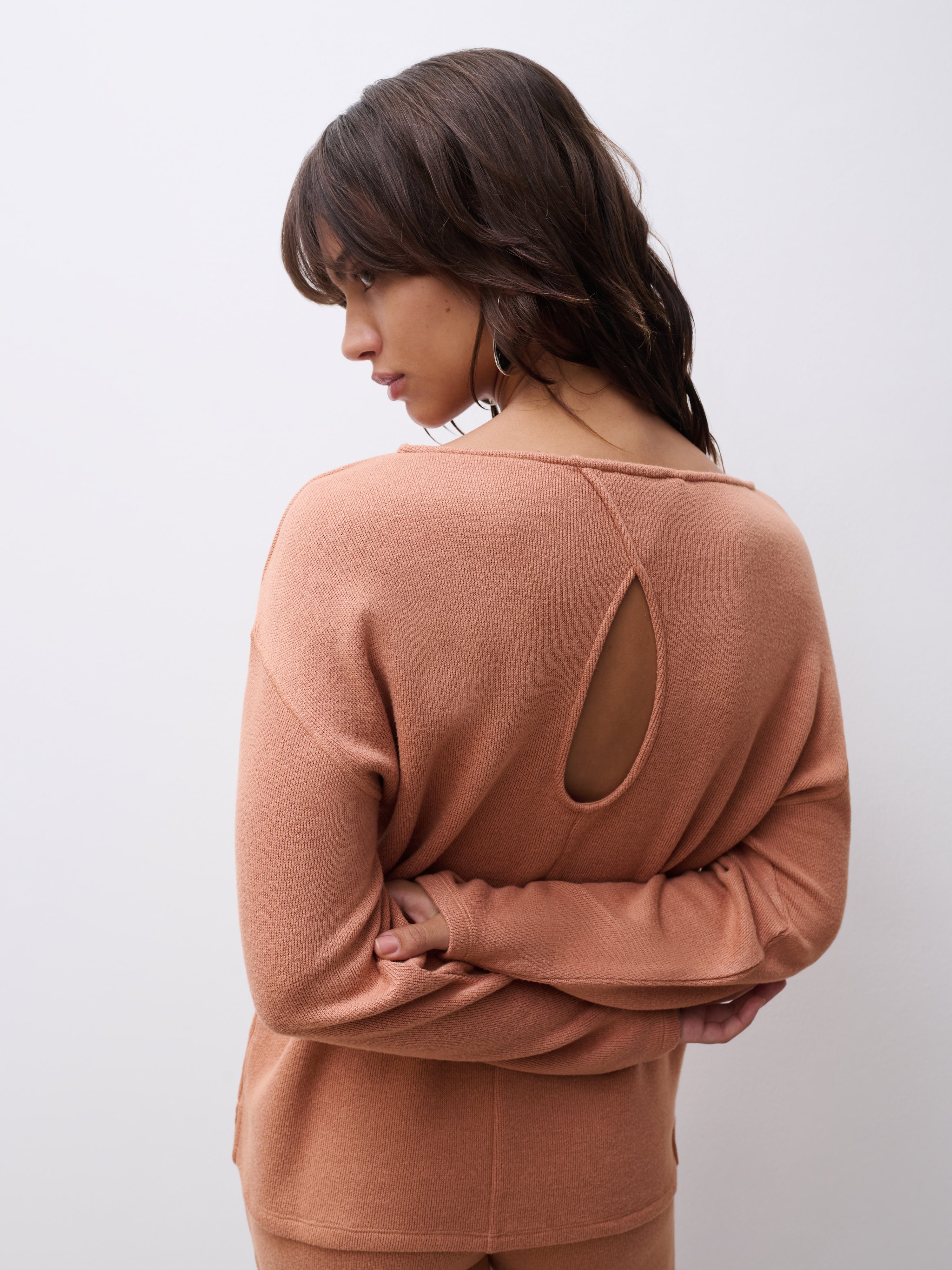Long-sleeve T-shirt CHANTELLE Beige