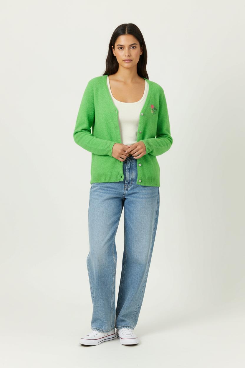 Cardigan Manoush - Seconde Main Green