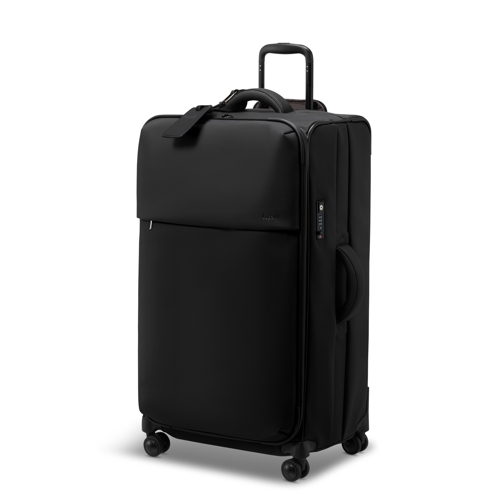 Lost in Berlin XL 4-Wheel Suitcase LIPAULT Black