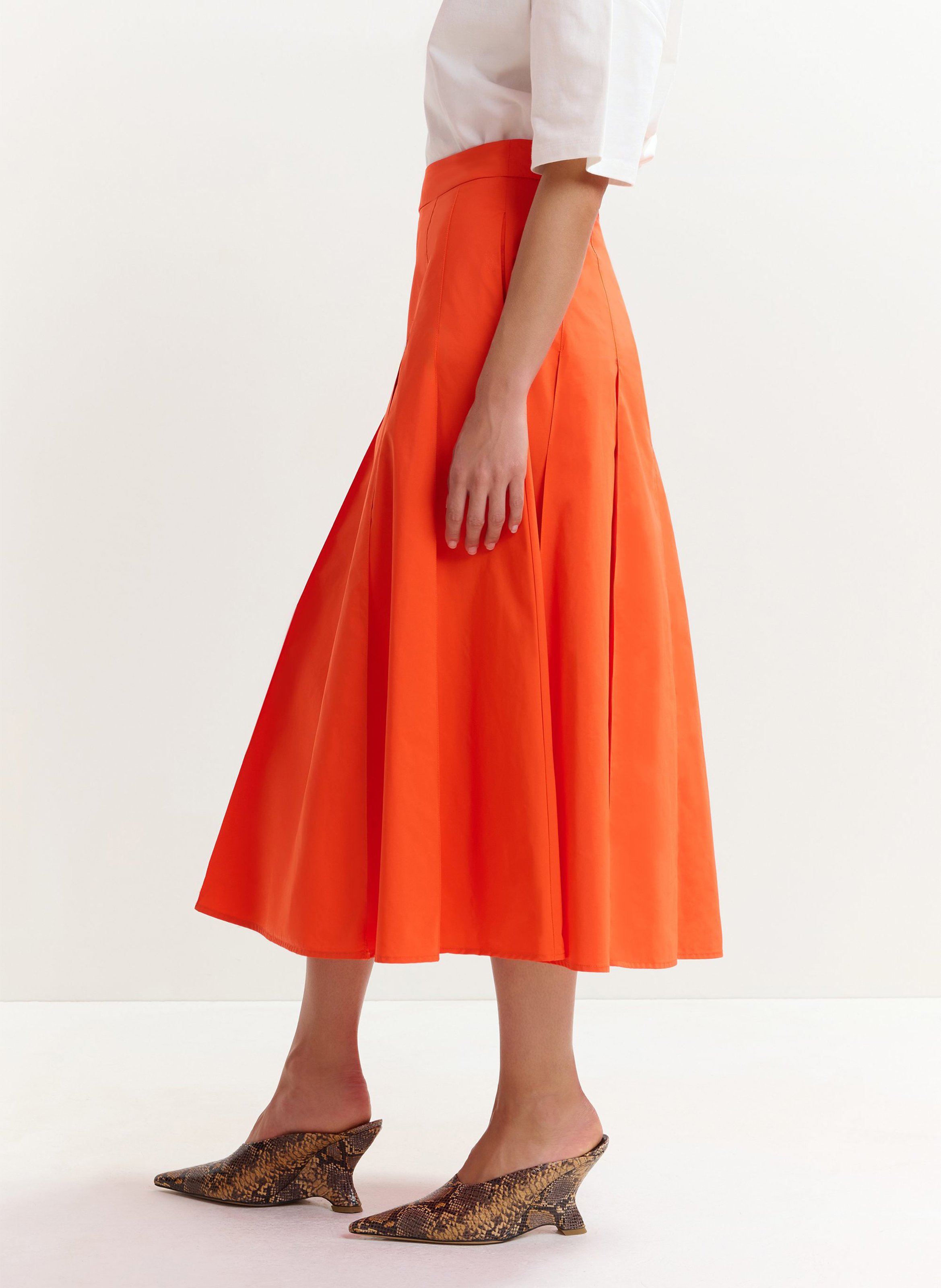 Jupe midi trapèze ESSENTIEL ANTWERP Violet