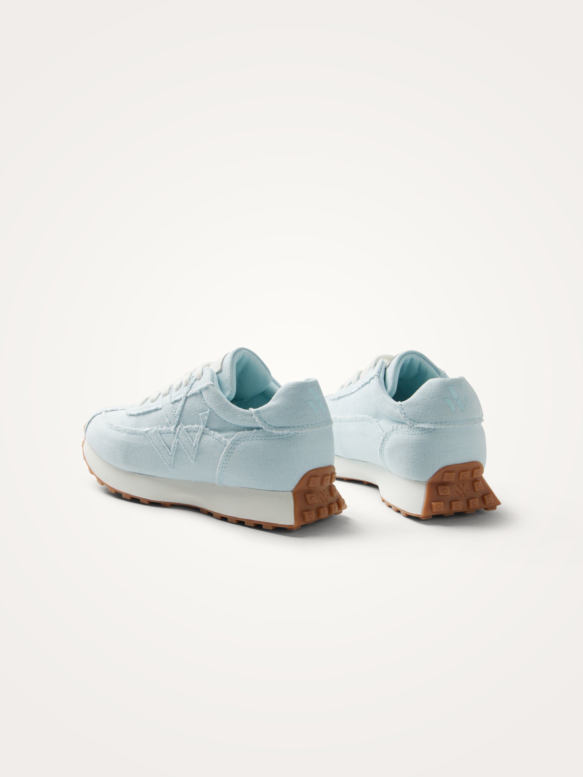Sneakers with monogram on running sole VANESSA WU Blue