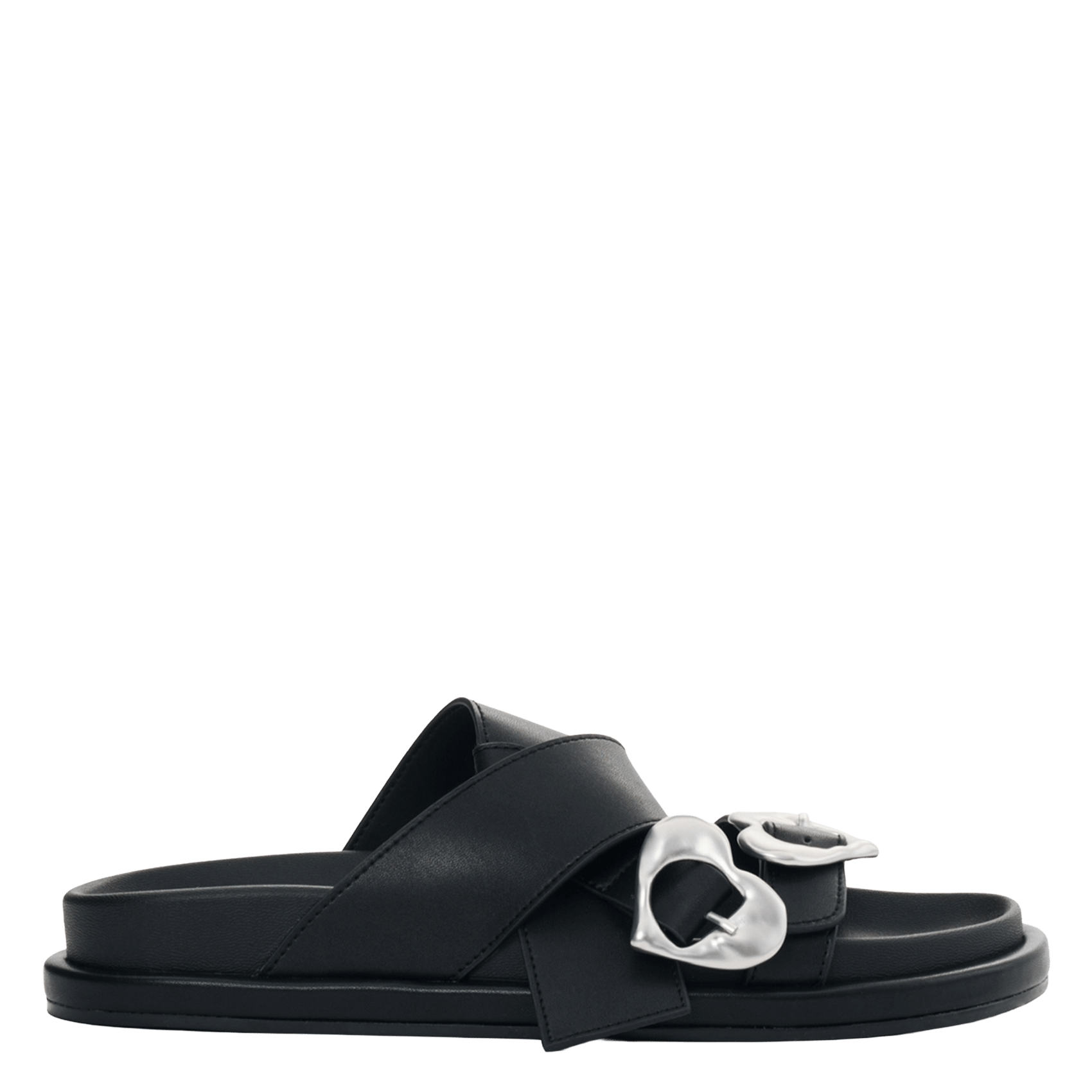 Sandales plates DESIGUAL Noir