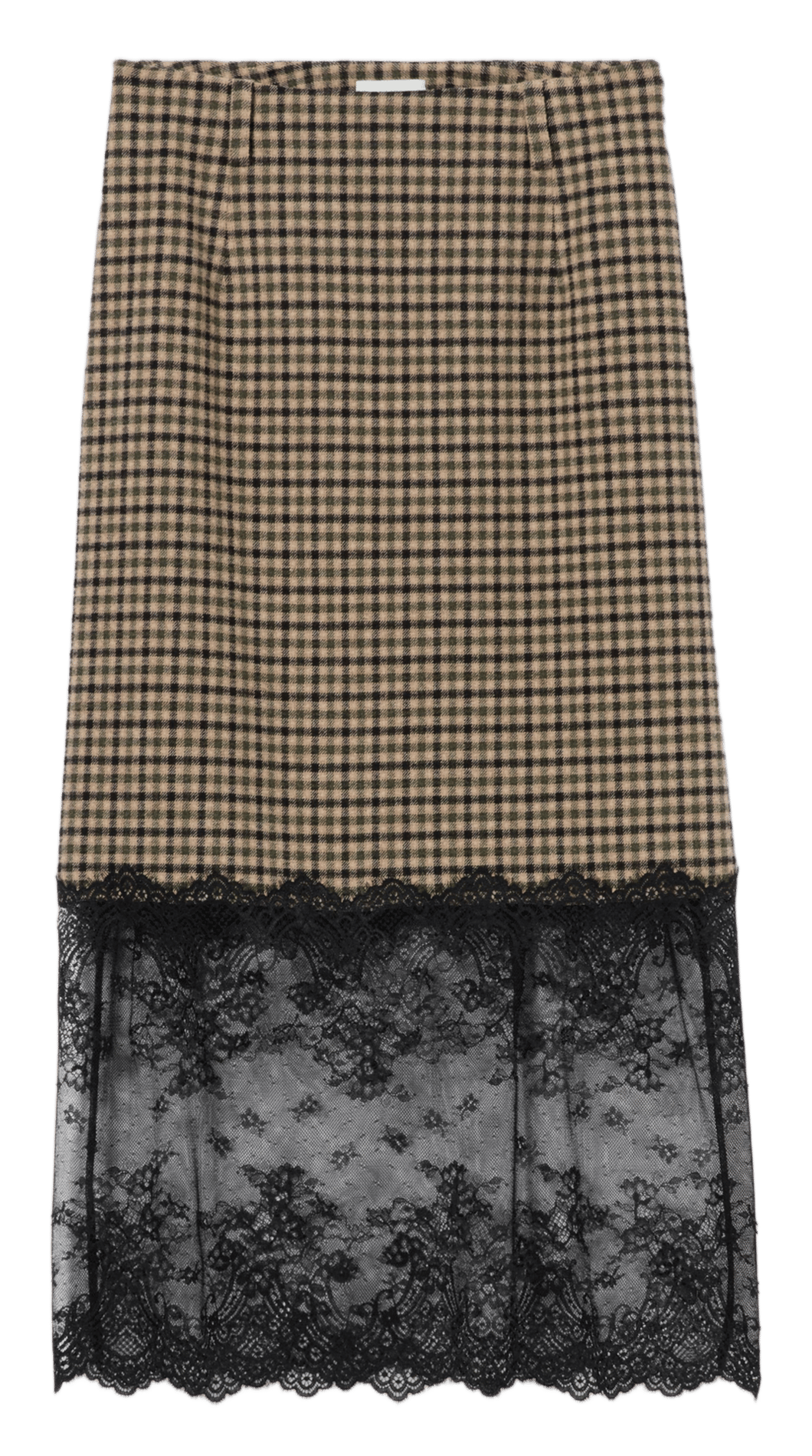Jupe midi à détail dentelle CLAUDIE PIERLOT Multicolore