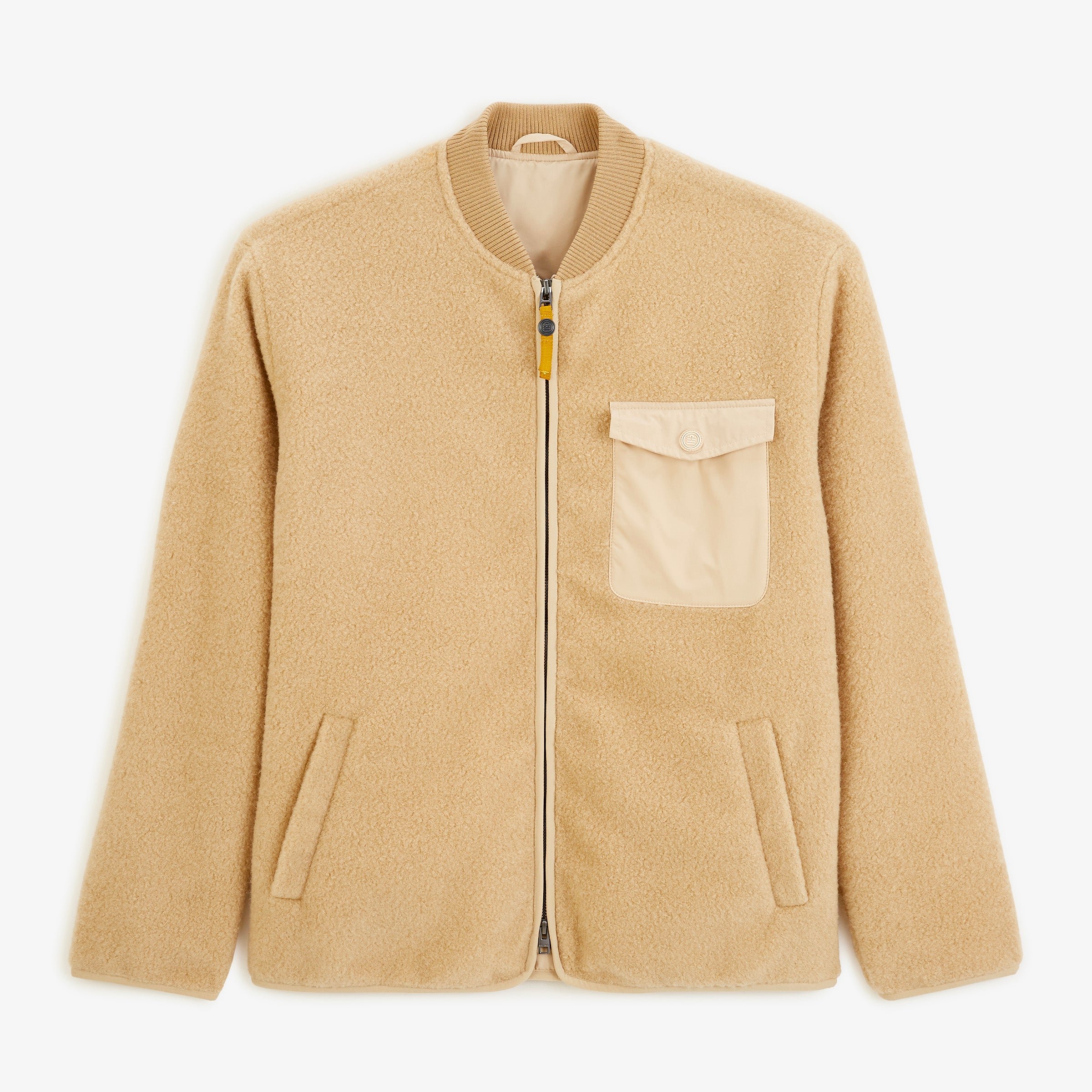 MARSEL beige sand fleece jacket SERGE BLANCO Beige