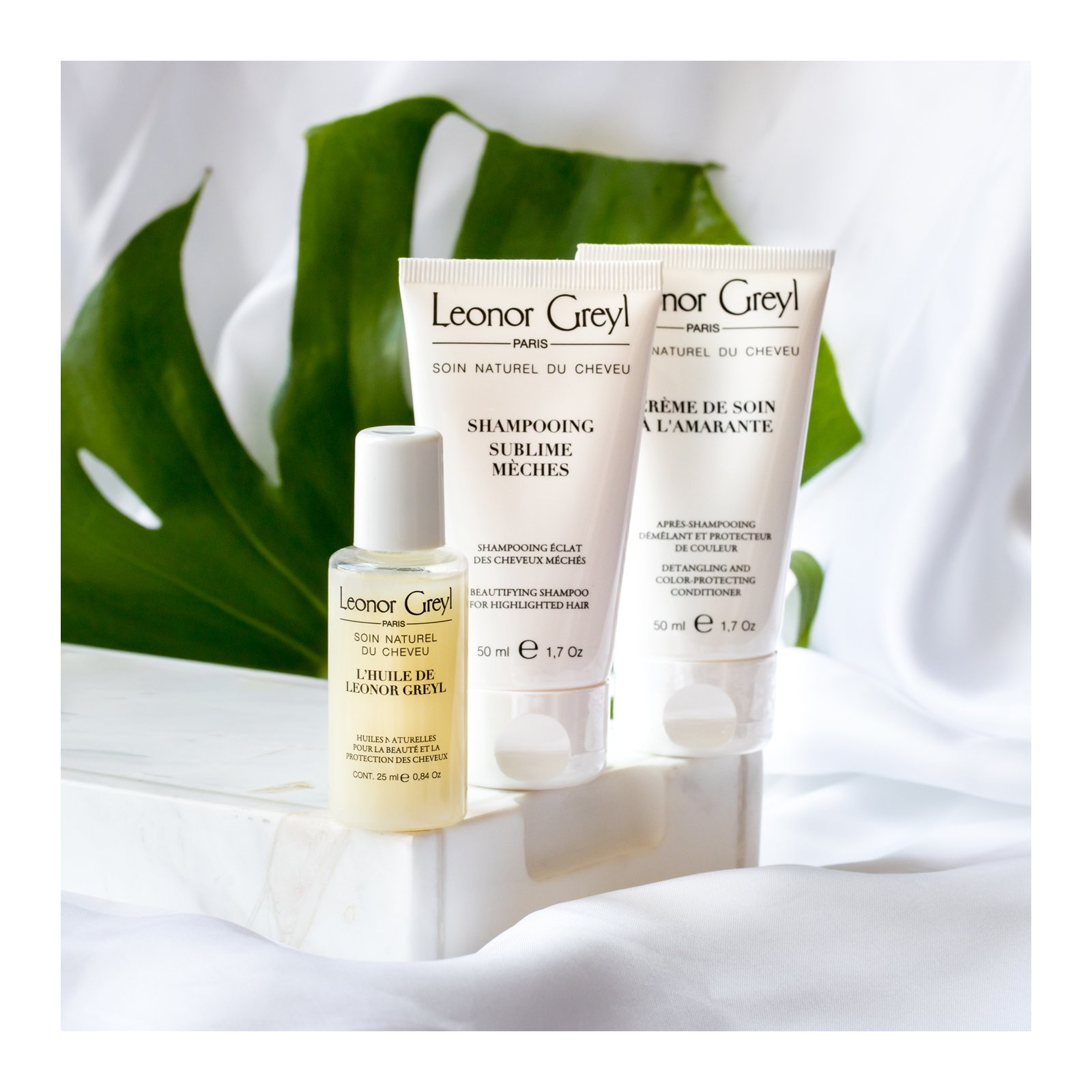 Weekendset in etui - Gekleurd haar LEONOR GREYL No color