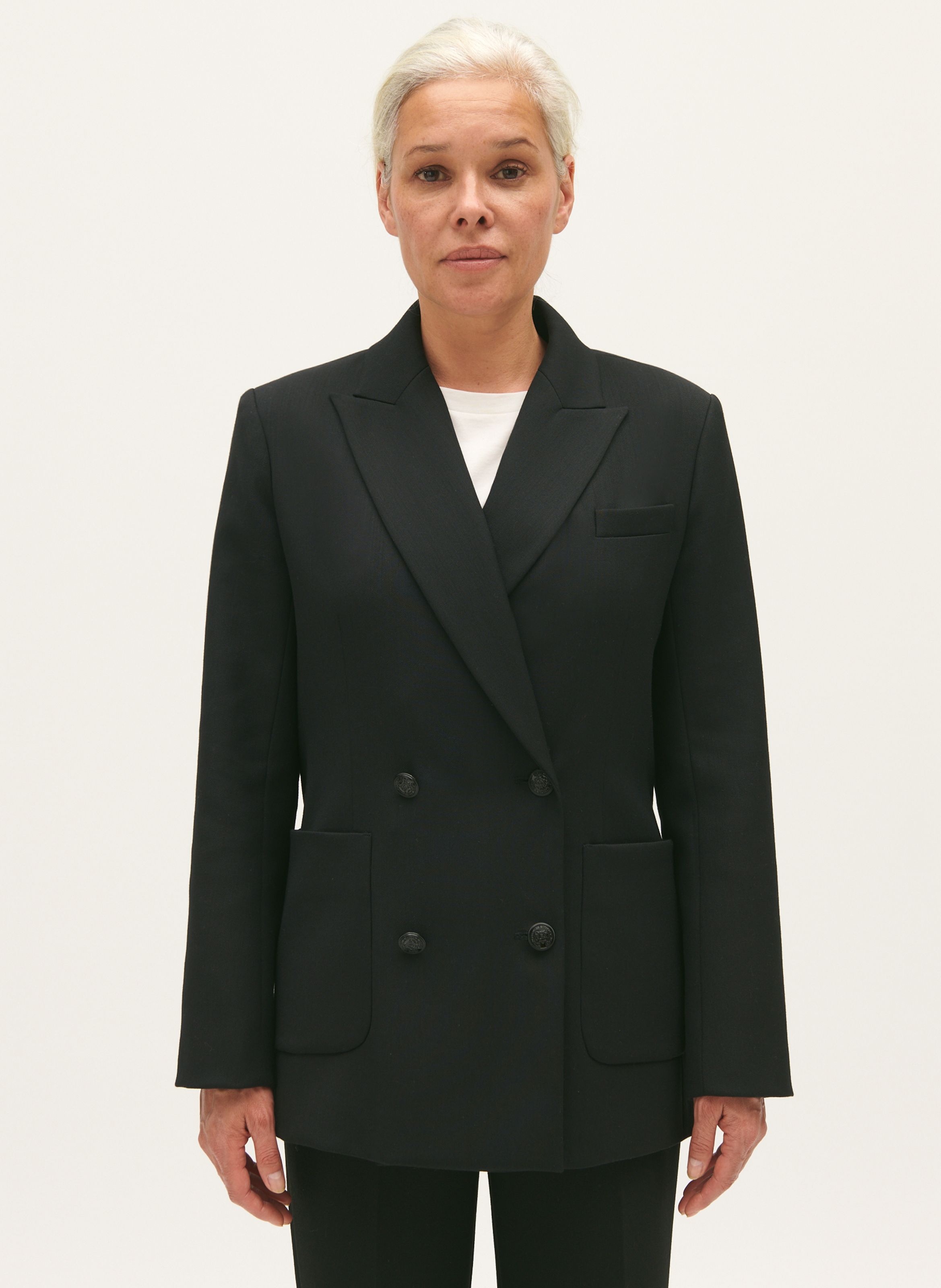 Tailored Jacket Noir Claudie Pierlot Women Place des Tendances