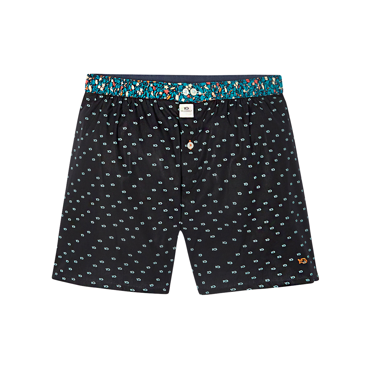 Organic cotton boxer shorts BILLYBELT Black