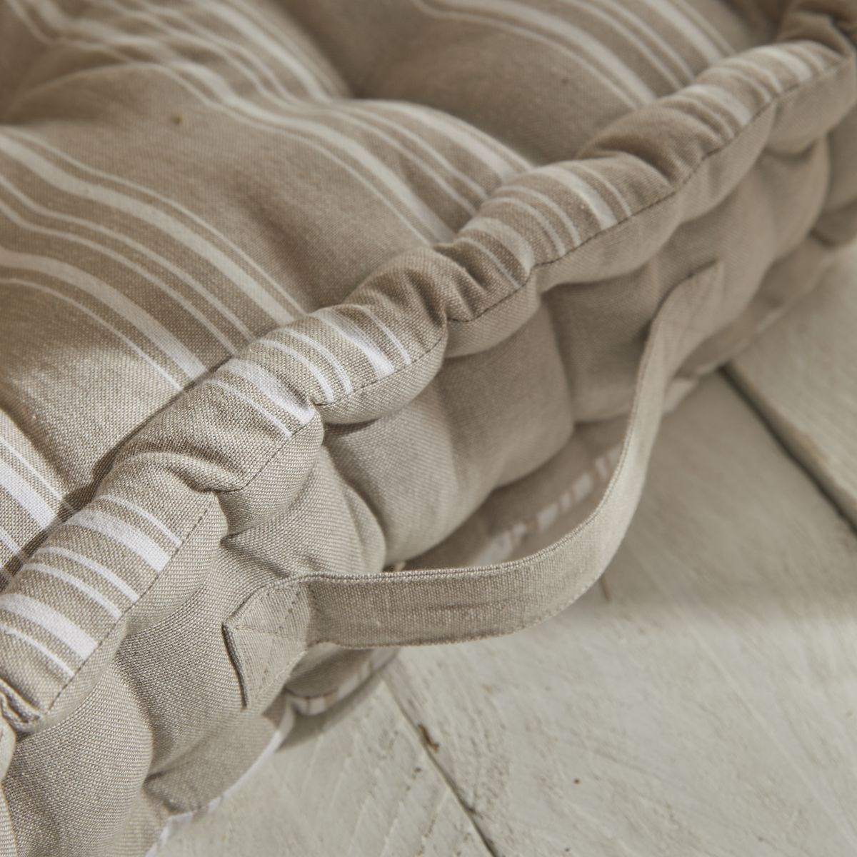 Cotton floor cushion TODAY LINGE DE MAISON Beige
