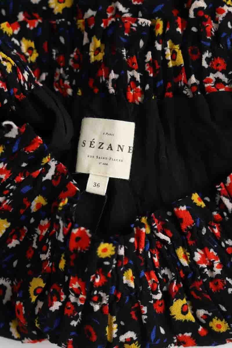 Multicolored mini skirt SEZANE - Seconde main Multicolored