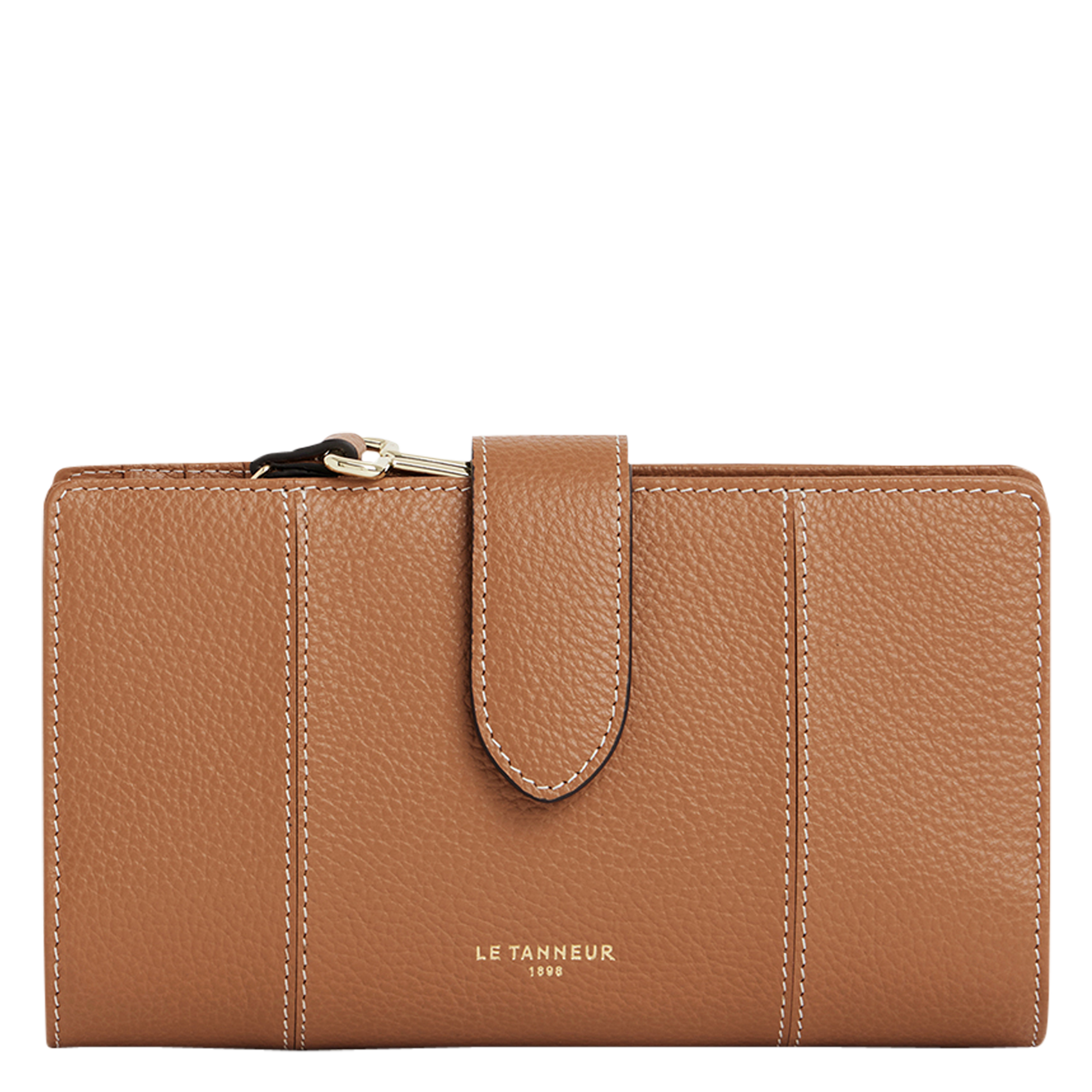Portefeuille en cuir LE TANNEUR Marron