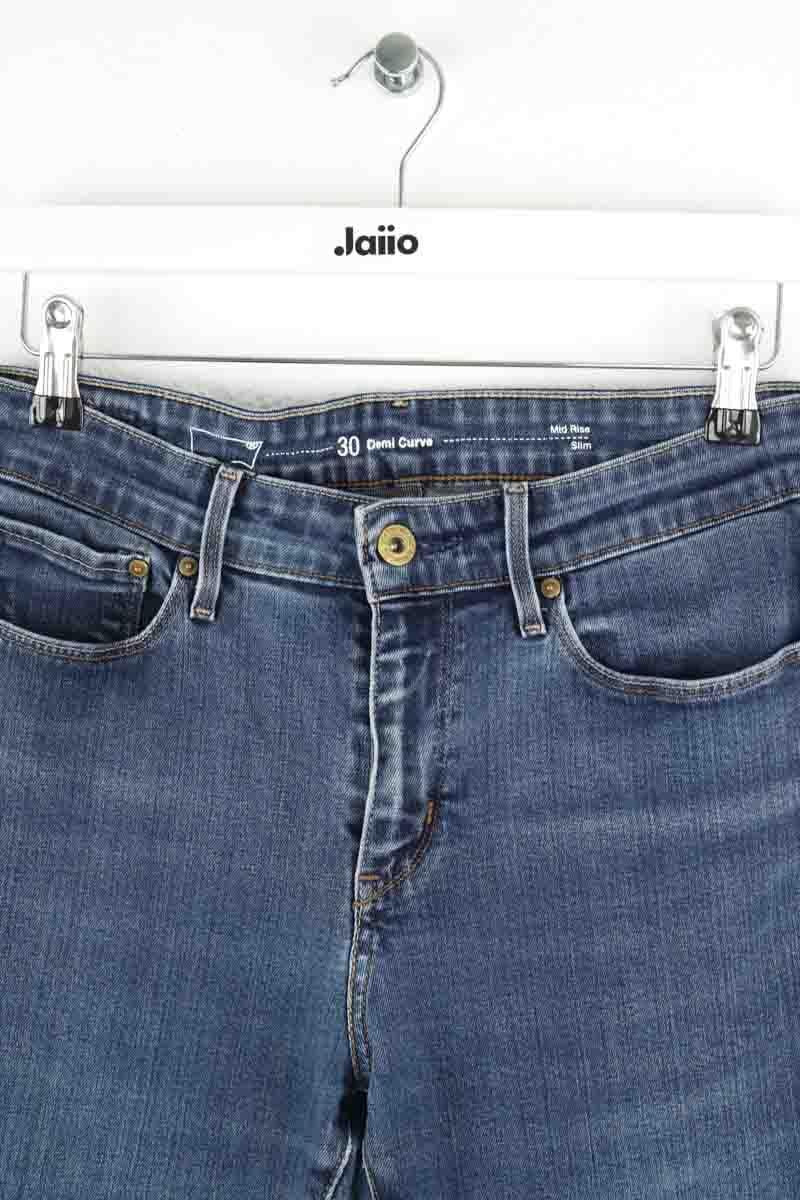 Cotton skinny jeans LEVI'S - Seconde main Blue