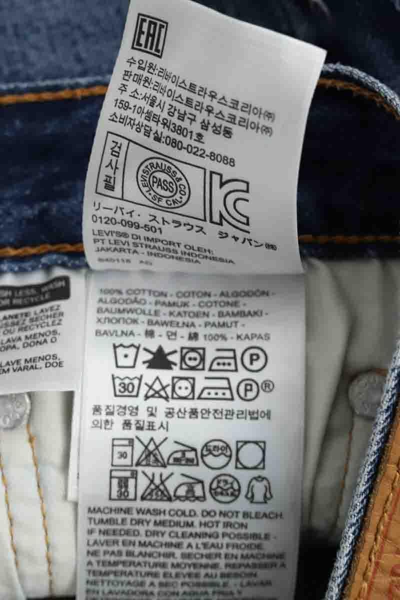 Cotton mini shorts LEVI'S - Seconde main Blue