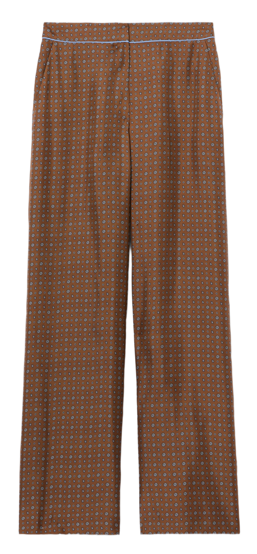 Flared printed pants CLAUDIE PIERLOT Brown