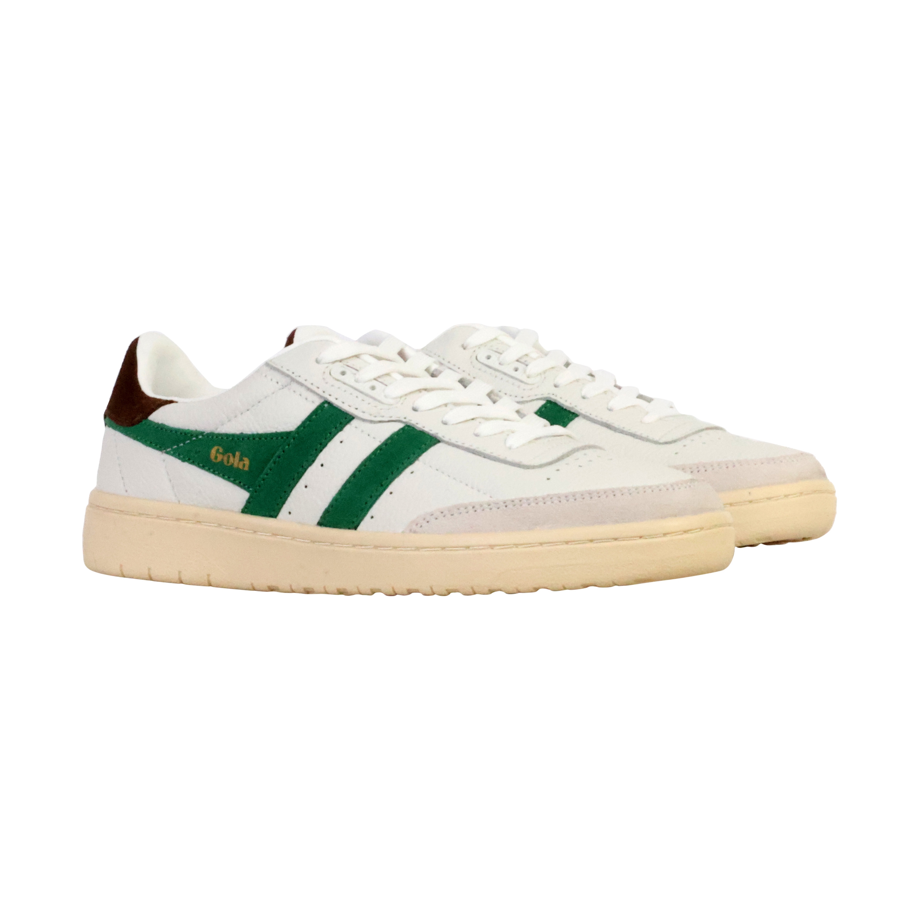 Leather platform sneakers Falcon GOLA Green