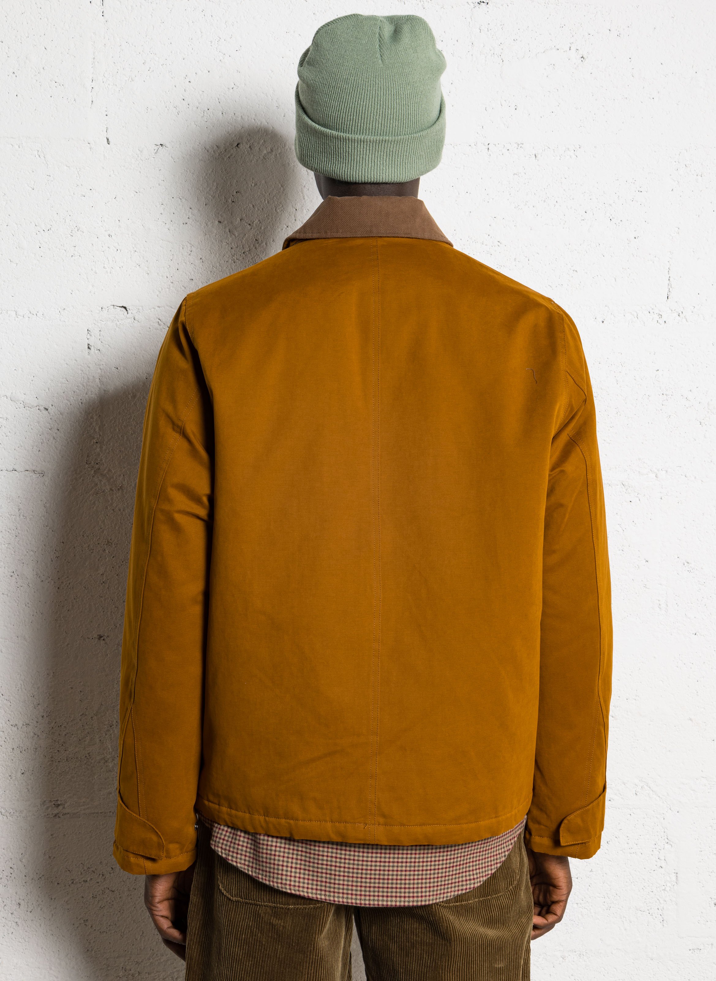 Veste col classique en coton mélangé LES DEUX Marron