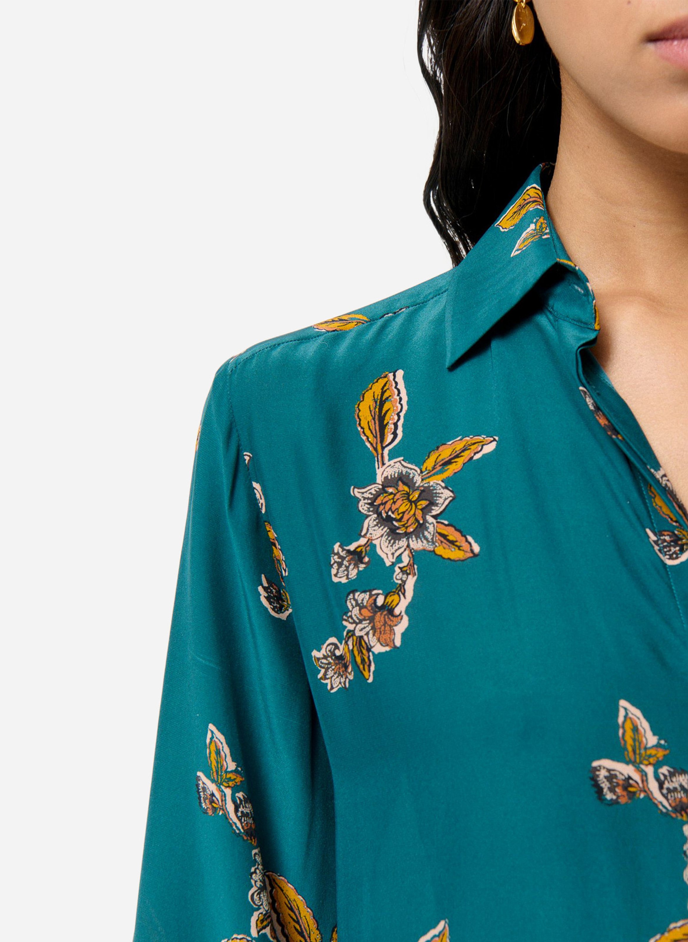 Long printed dress VANESSA BRUNO Blue