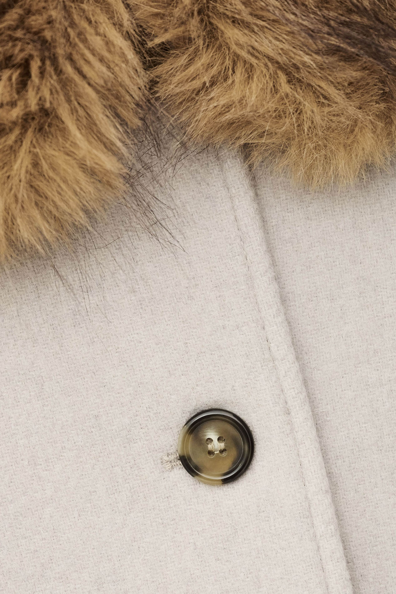 Alpaca wool coat  BA&SH Beige