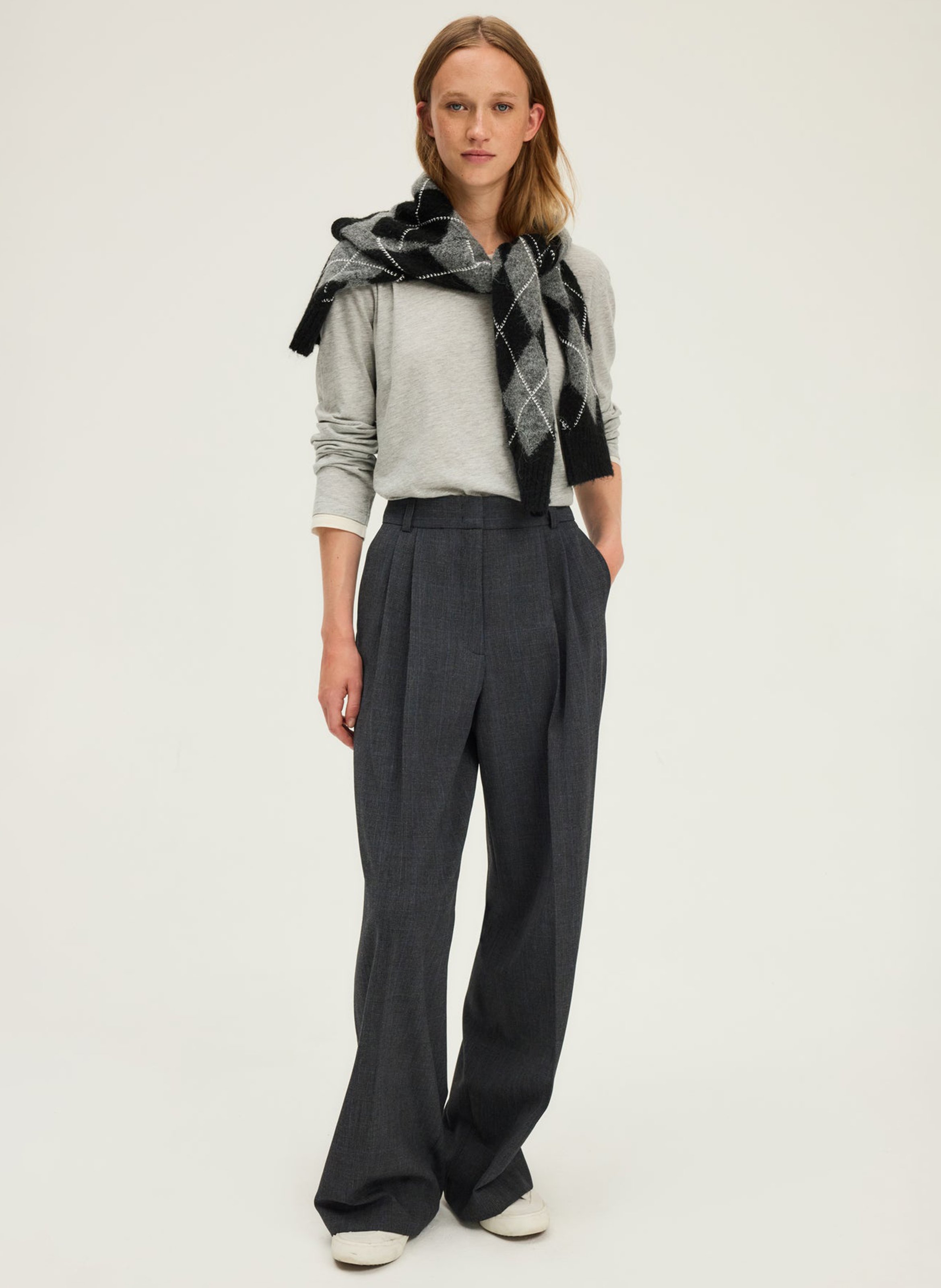Wide trousers PABLO Grey