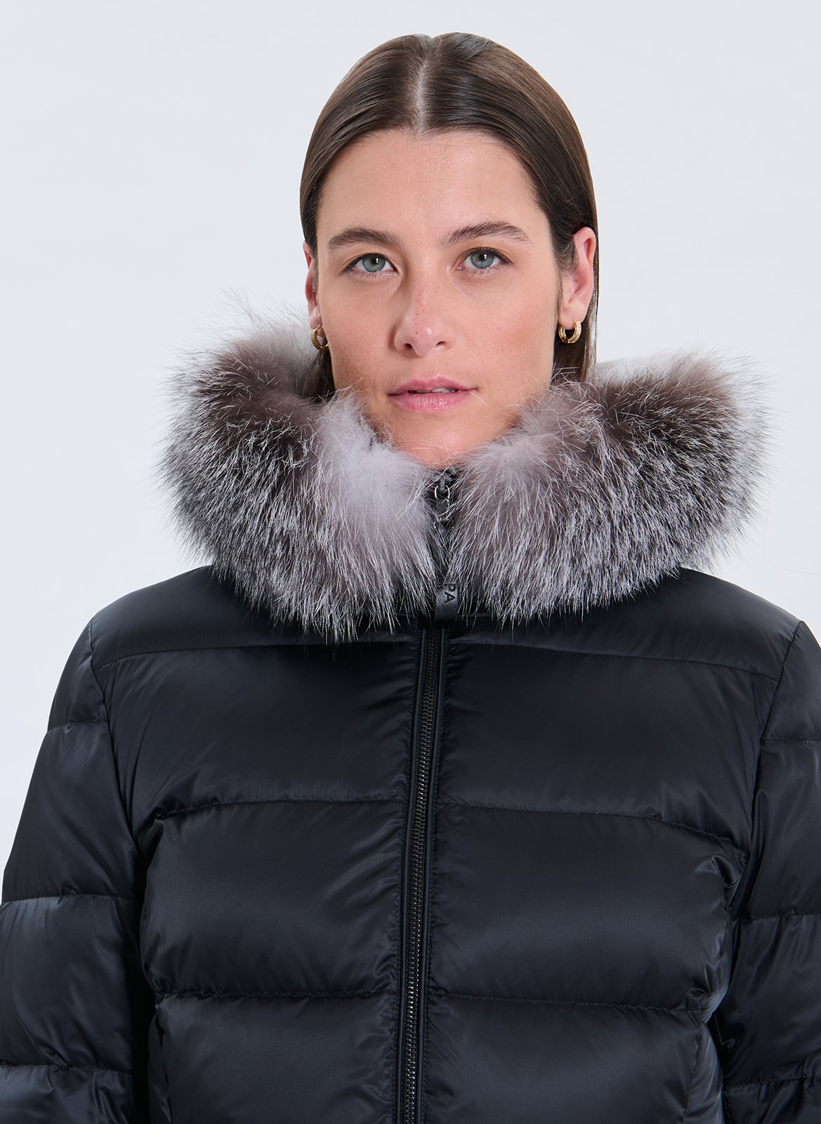 High-neck padded jacket ZAPA Black