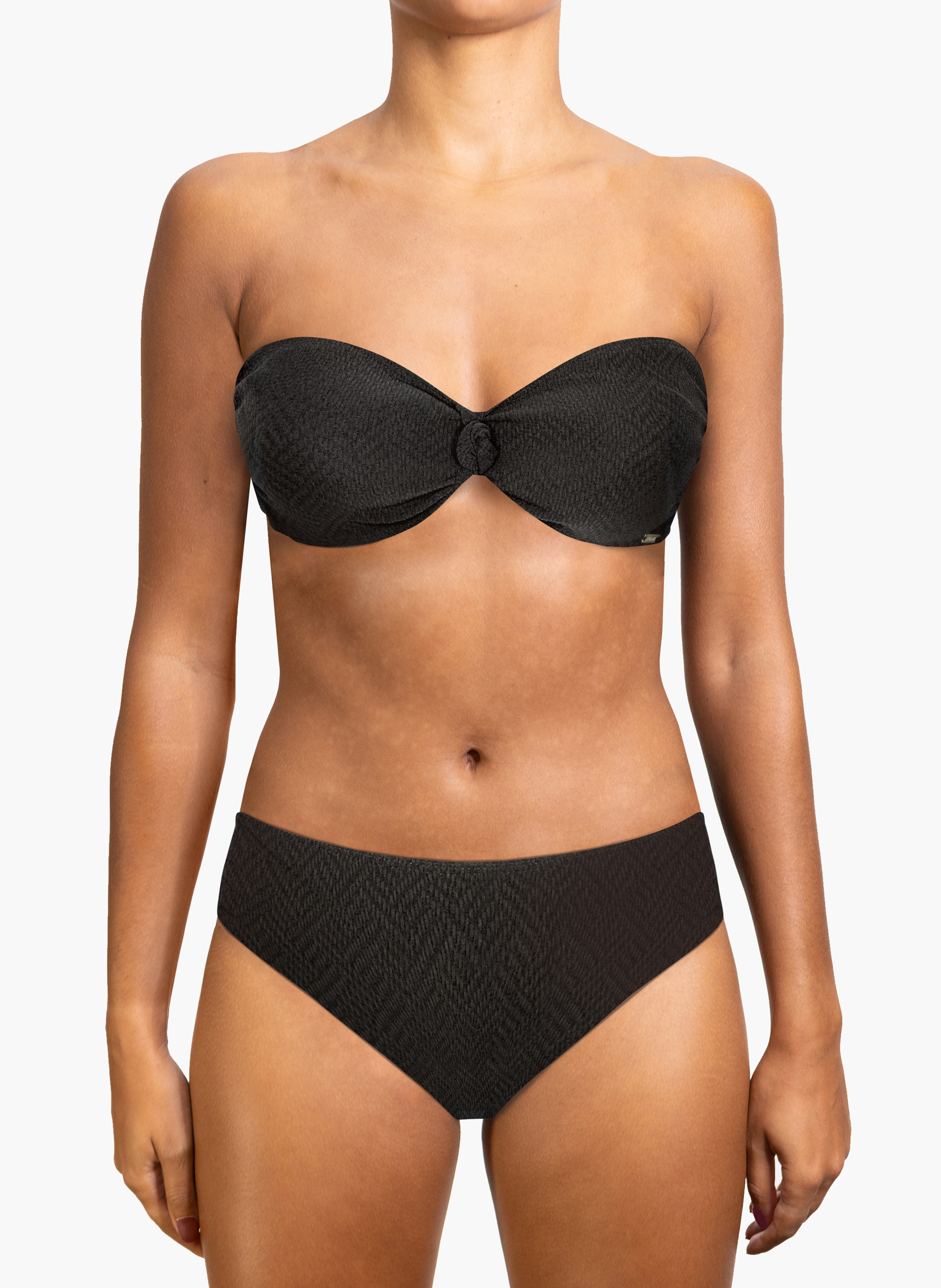 Haut de maillot de bain  REJEANNE Noir