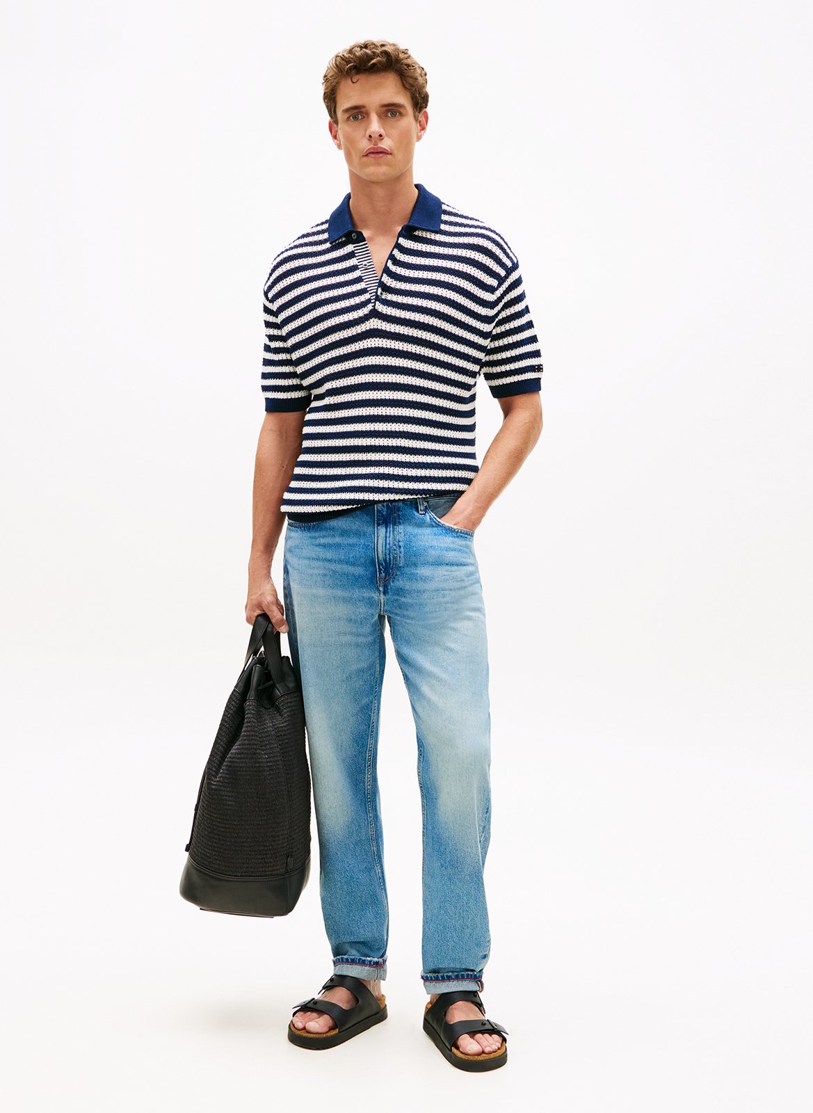 Csally - Gerade geschnittene Baumwollhose TOMMY HILFIGER Blau