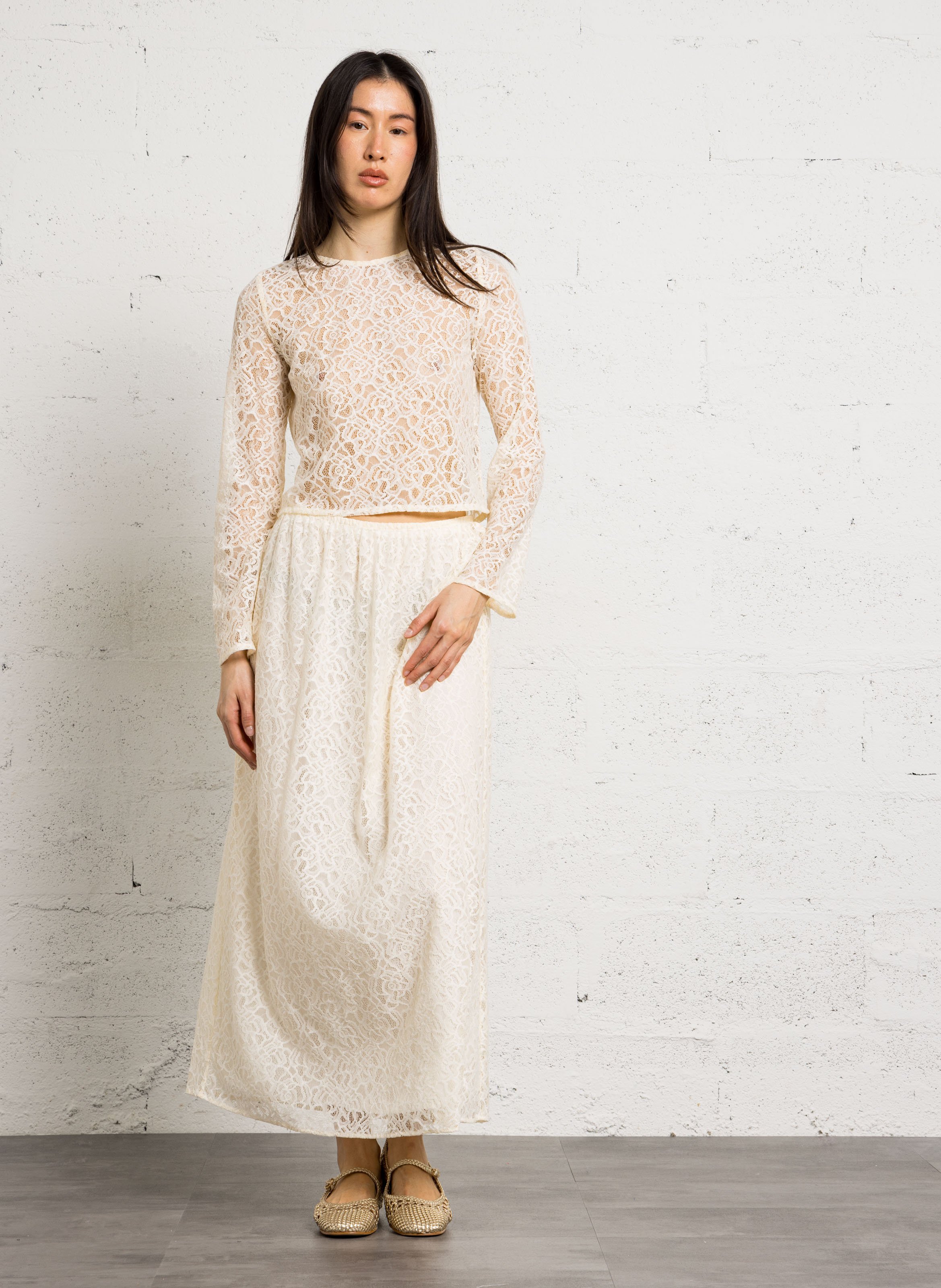 Geflochtene Ballerinas MI/MAI Golden