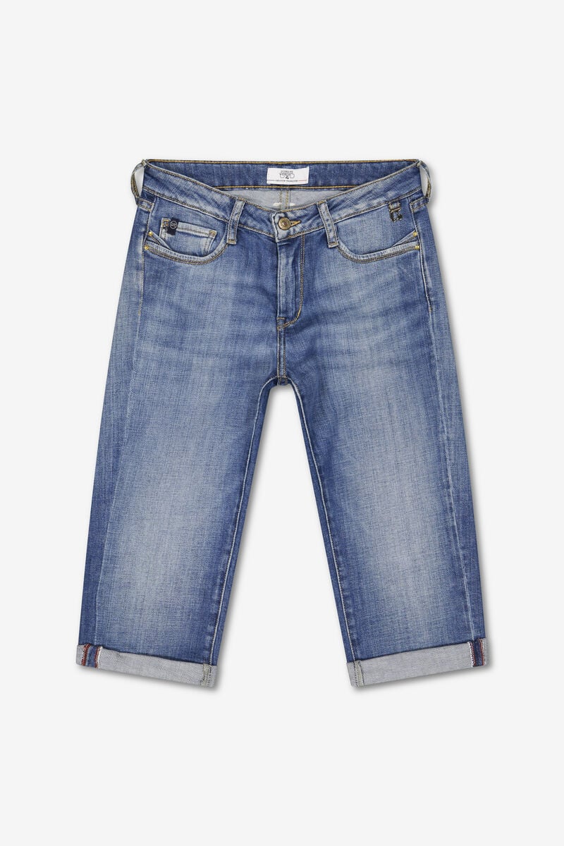 Capri cropped jeans LE TEMPS DES CERISES Blue