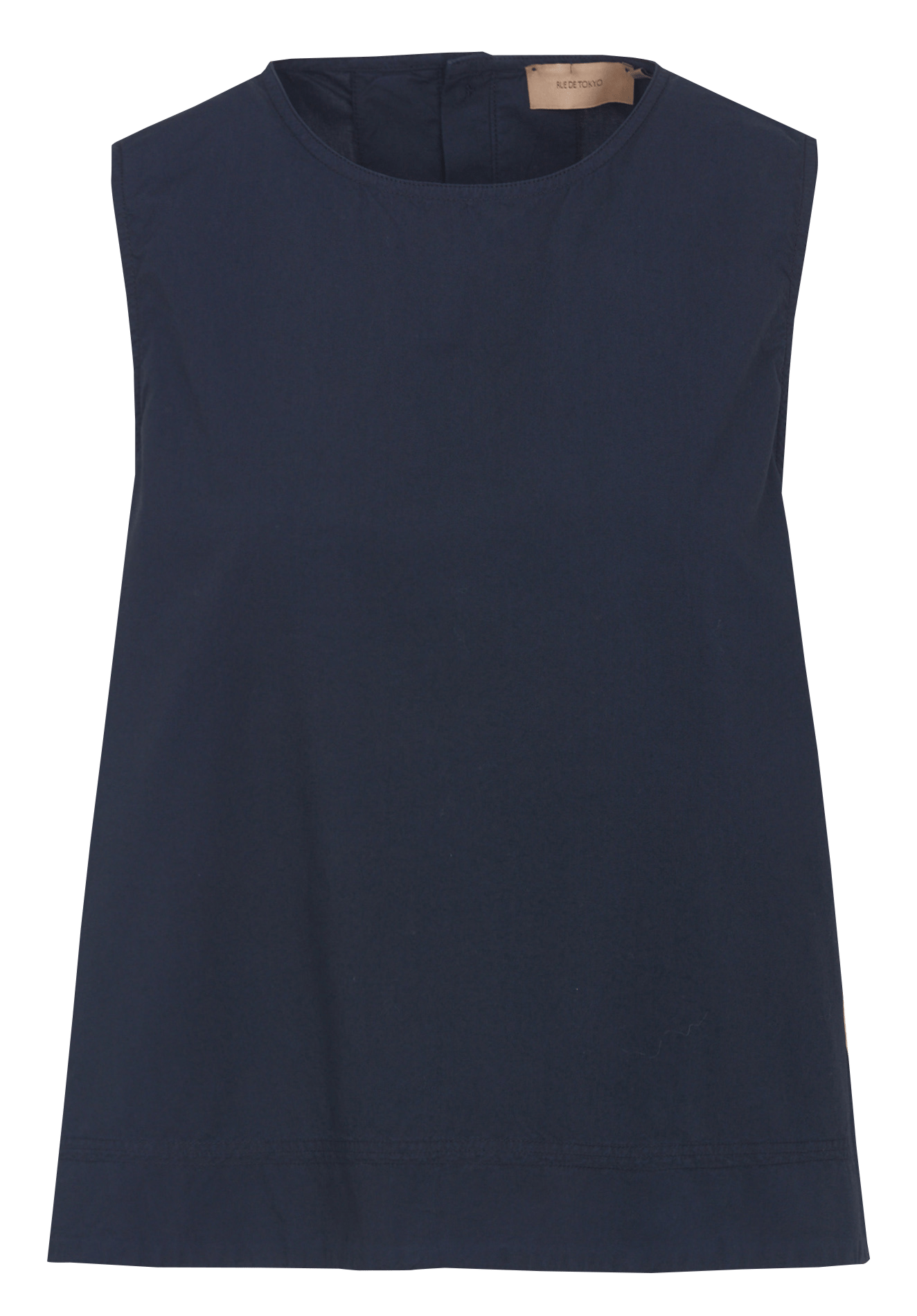 Top ample col rond en coton bio RUE DE TOKYO