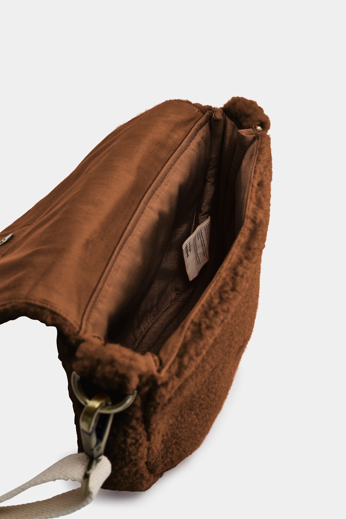 Cotton handbag HINDBAG Brown