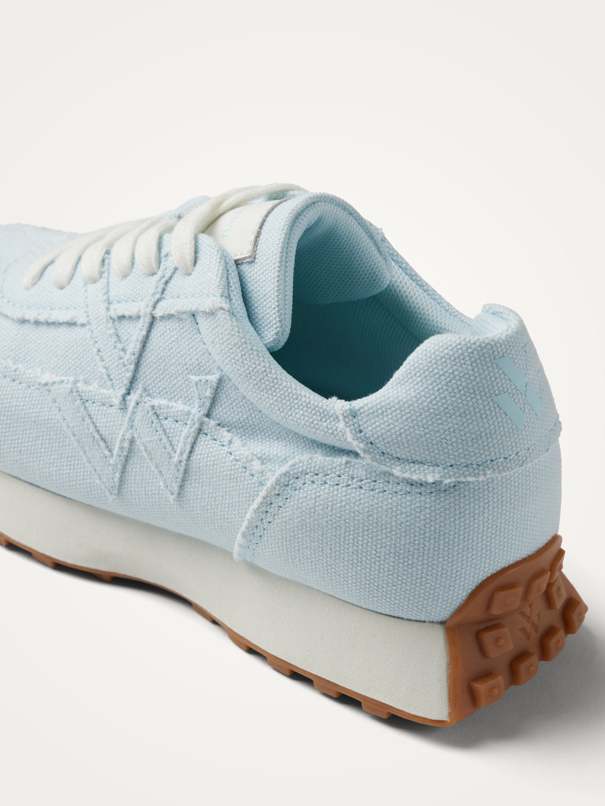 Sneakers with monogram on running sole VANESSA WU Blue