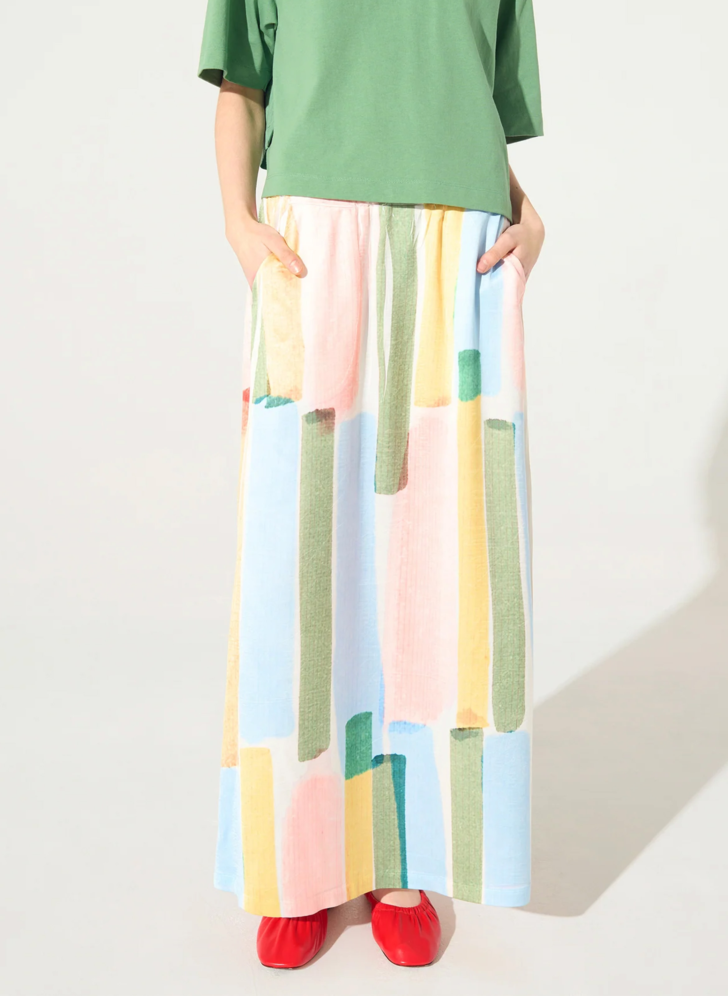 Kurzer Rock mit Print COTELAC ACOTE Mehrfarbig