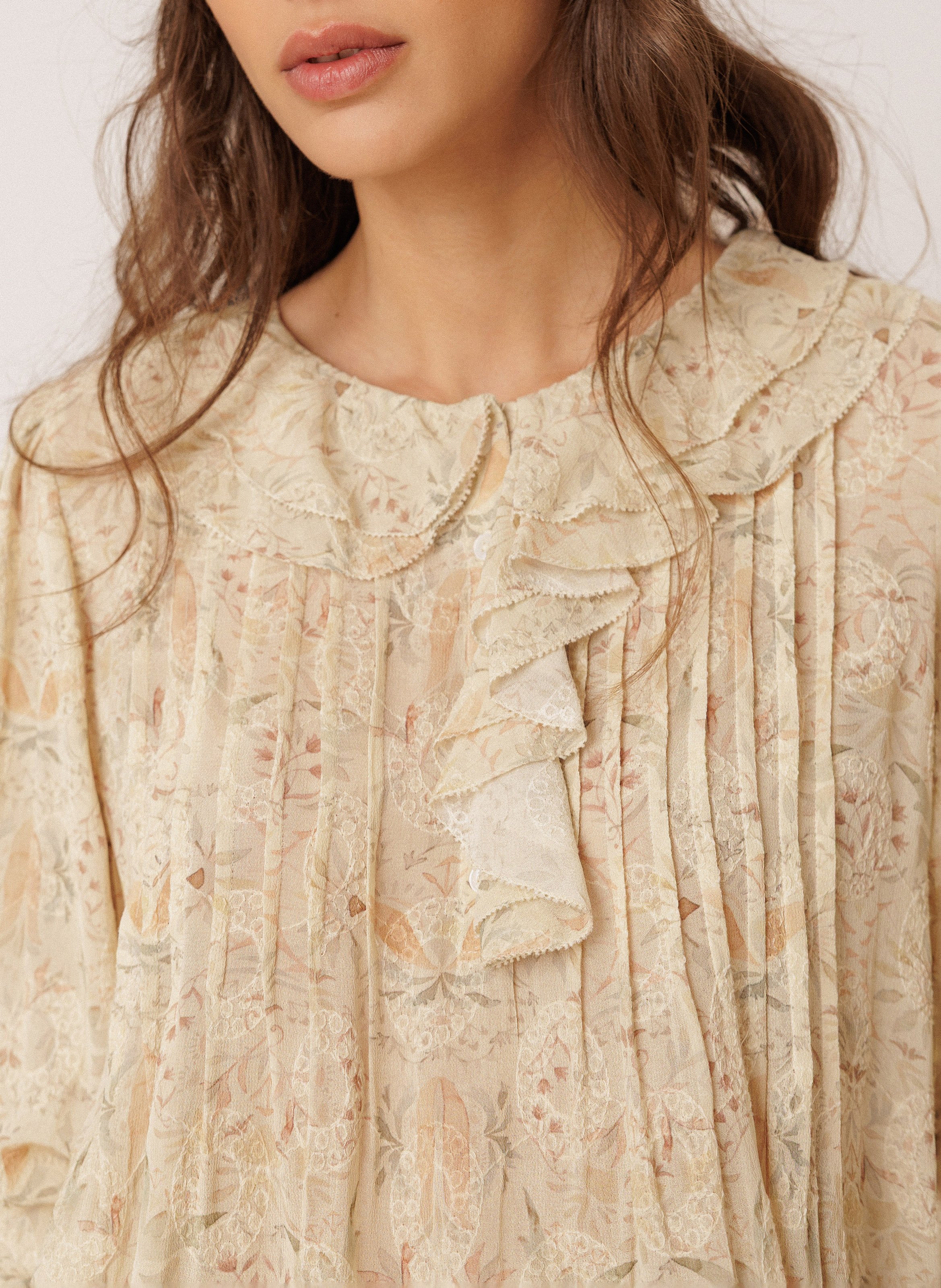 Loose-fit printed shirt INDI & COLD Multicolored