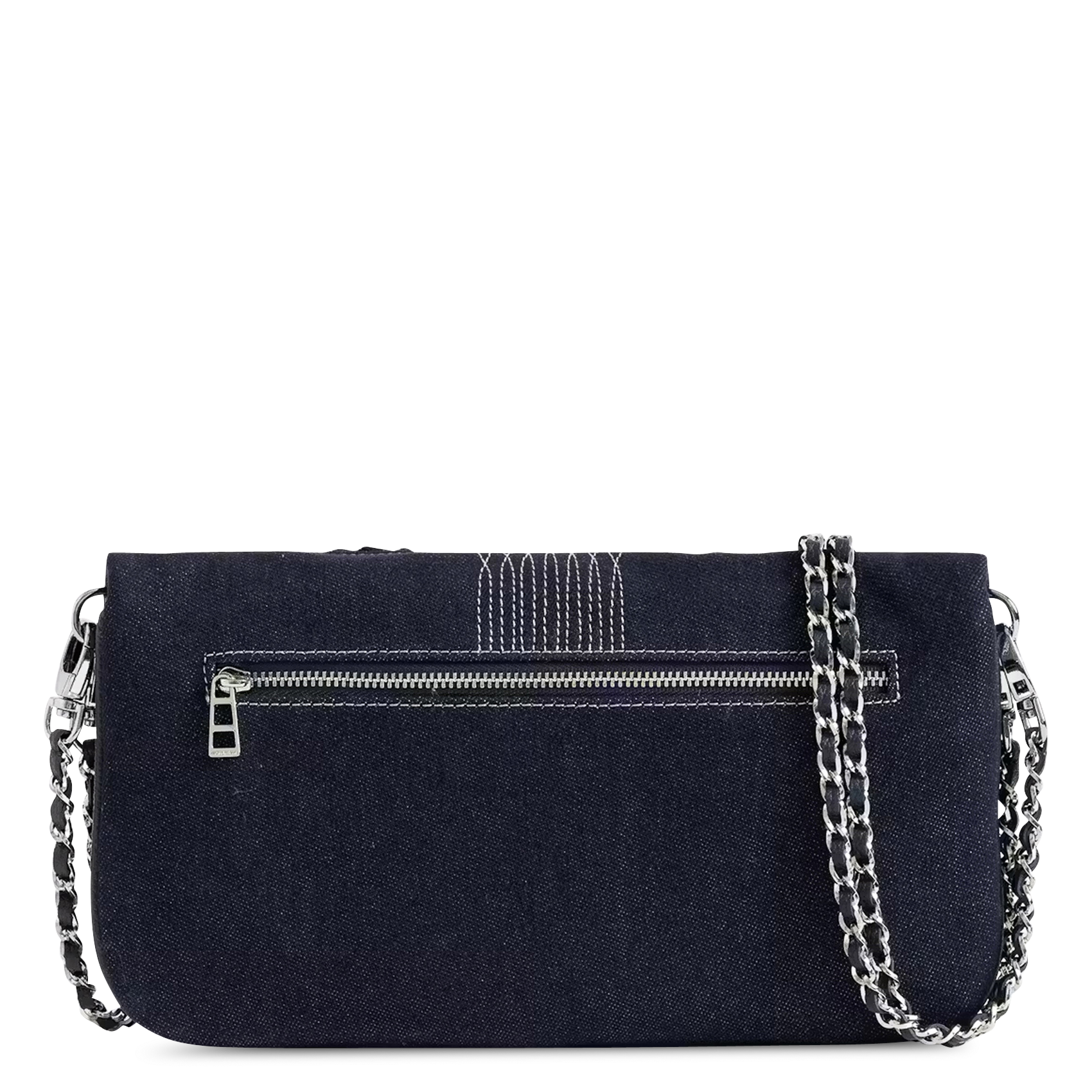 Cotton-blend shoulder bag ZADIG&VOLTAIRE Blue